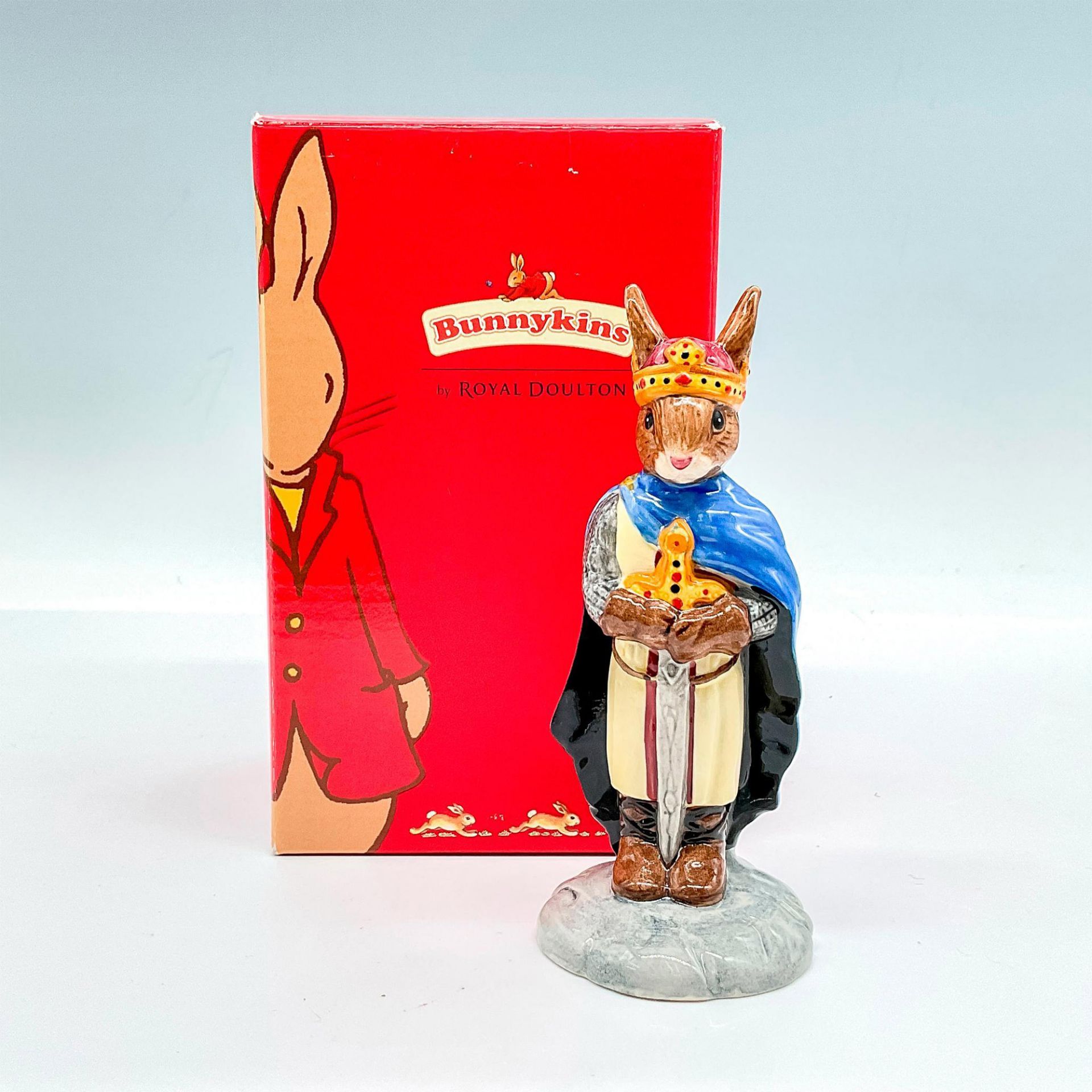 Royal Doulton Bunnykins Figurine, King Arthur DB304 - Bild 4 aus 4