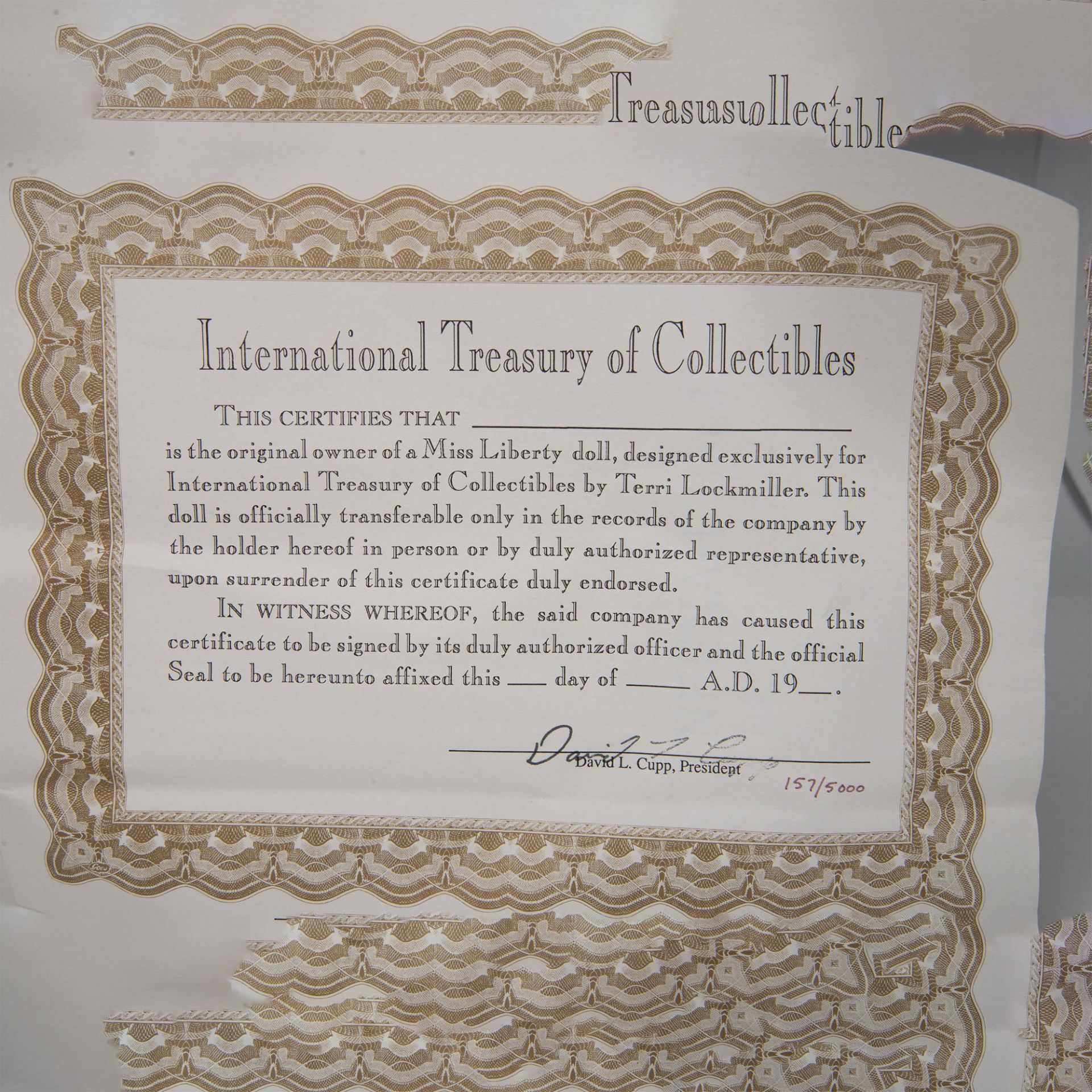 International Treasury of Collectibles Doll, Miss Liberty - Bild 3 aus 14