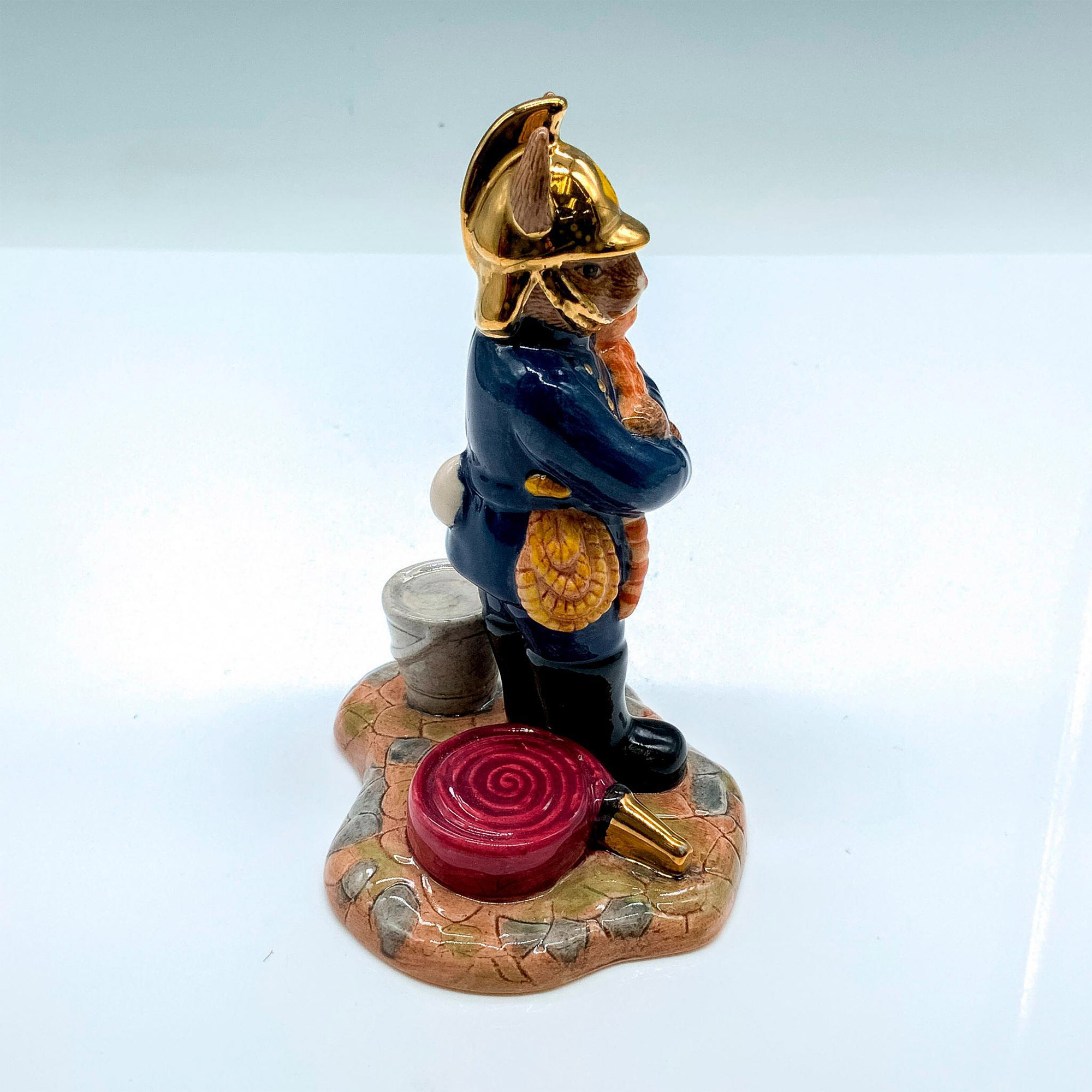 Royal Doulton Bunnykins Figurine, LE Gold Issue Fireman DB376 - Image 2 of 5