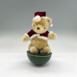 Steiff Mohair Bear, Pooh The Christmas Tumbler