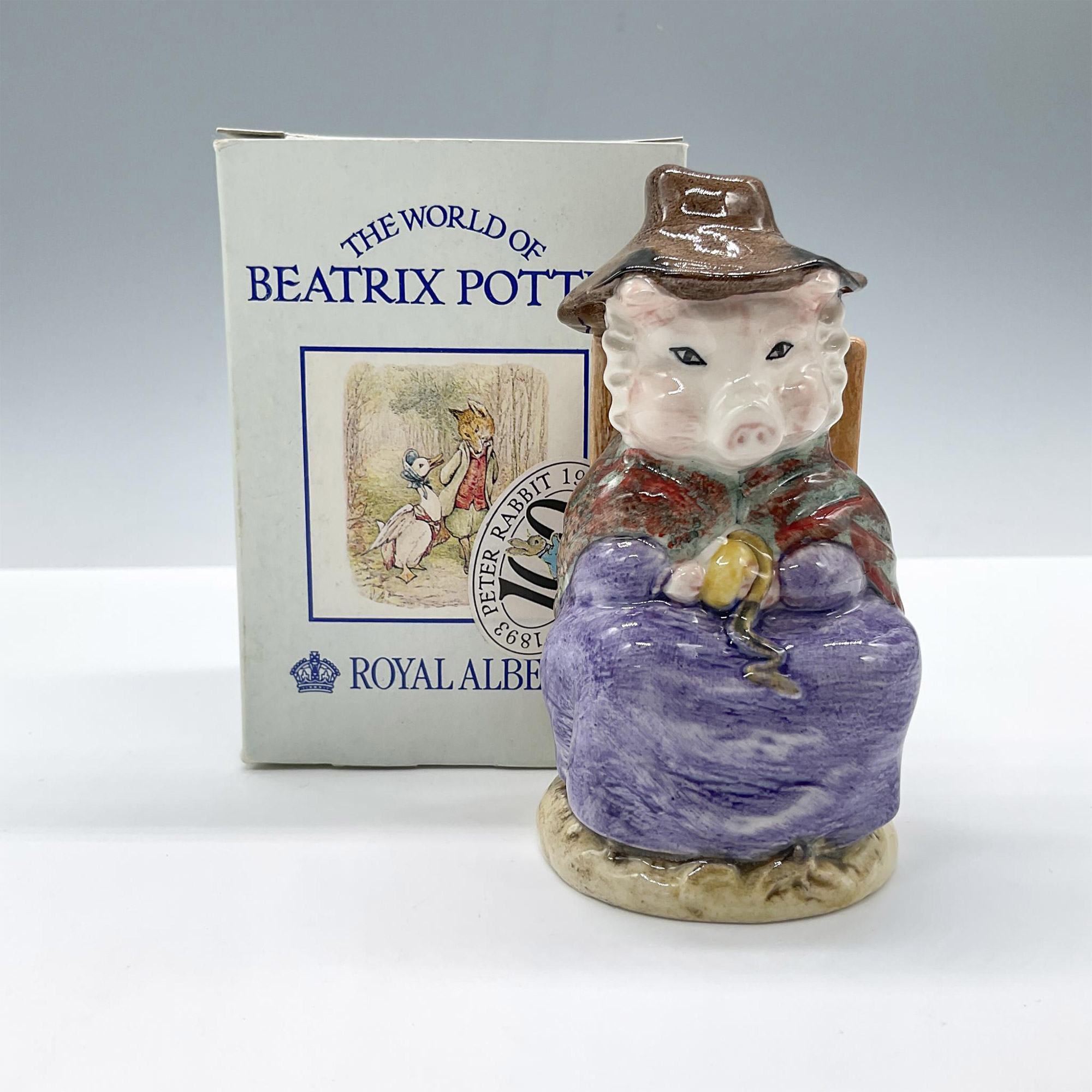 Royal Albert Beatrix Potter Figurine, This Little Pig - Image 4 of 4
