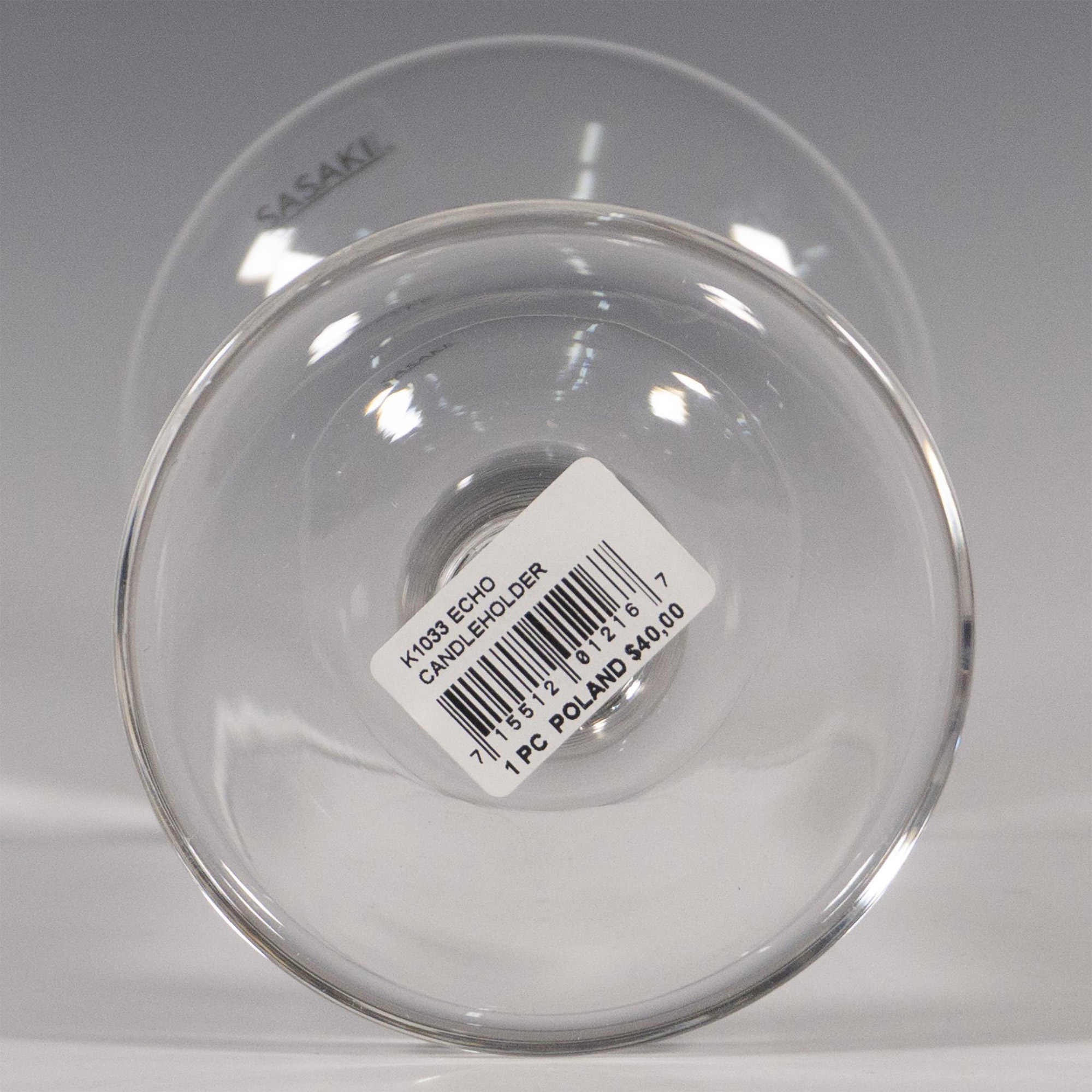 Sasaki Glass Candle Holder, Echo - Image 5 of 6