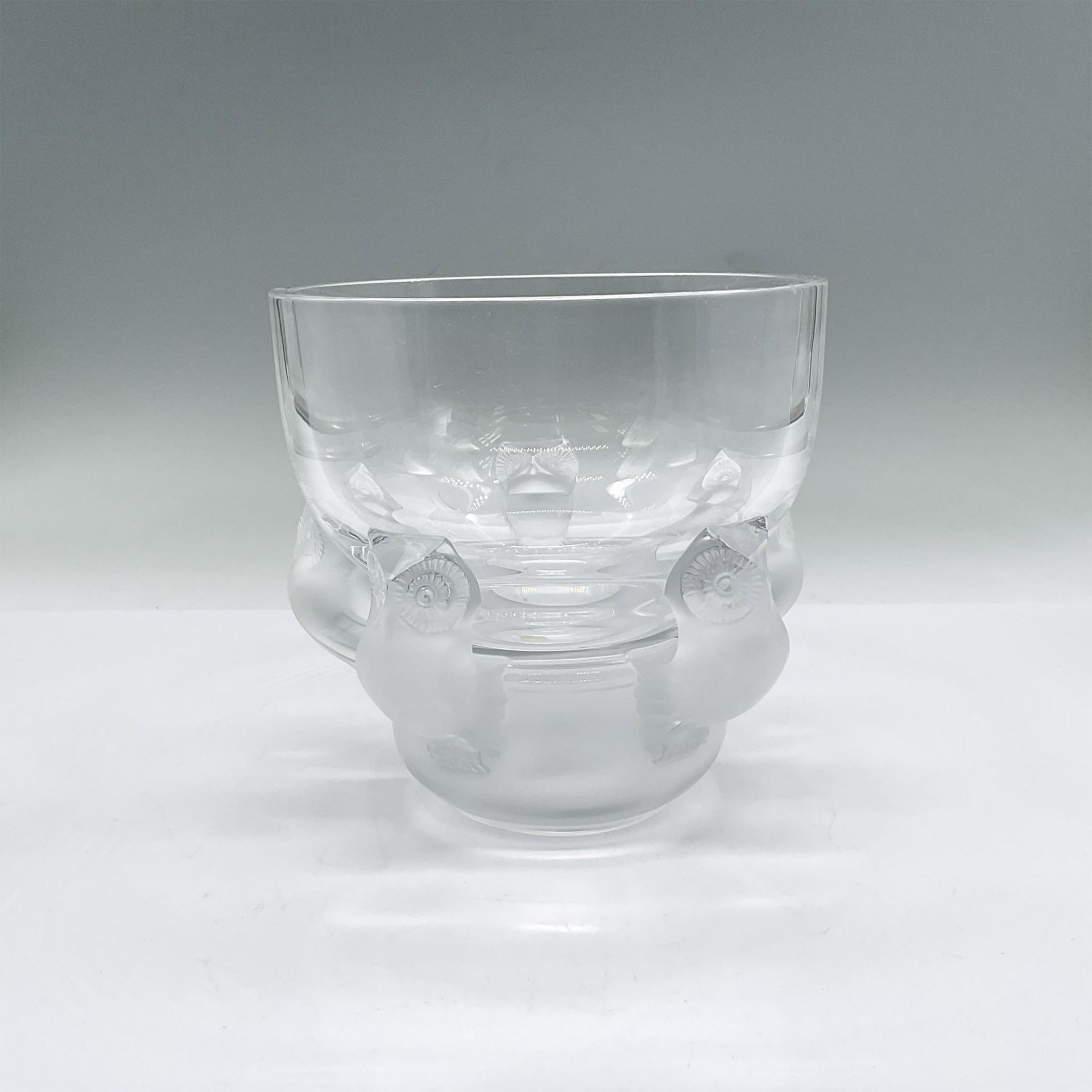 Lalique Crystal Bowl, Hiboux (Owl) Bowl