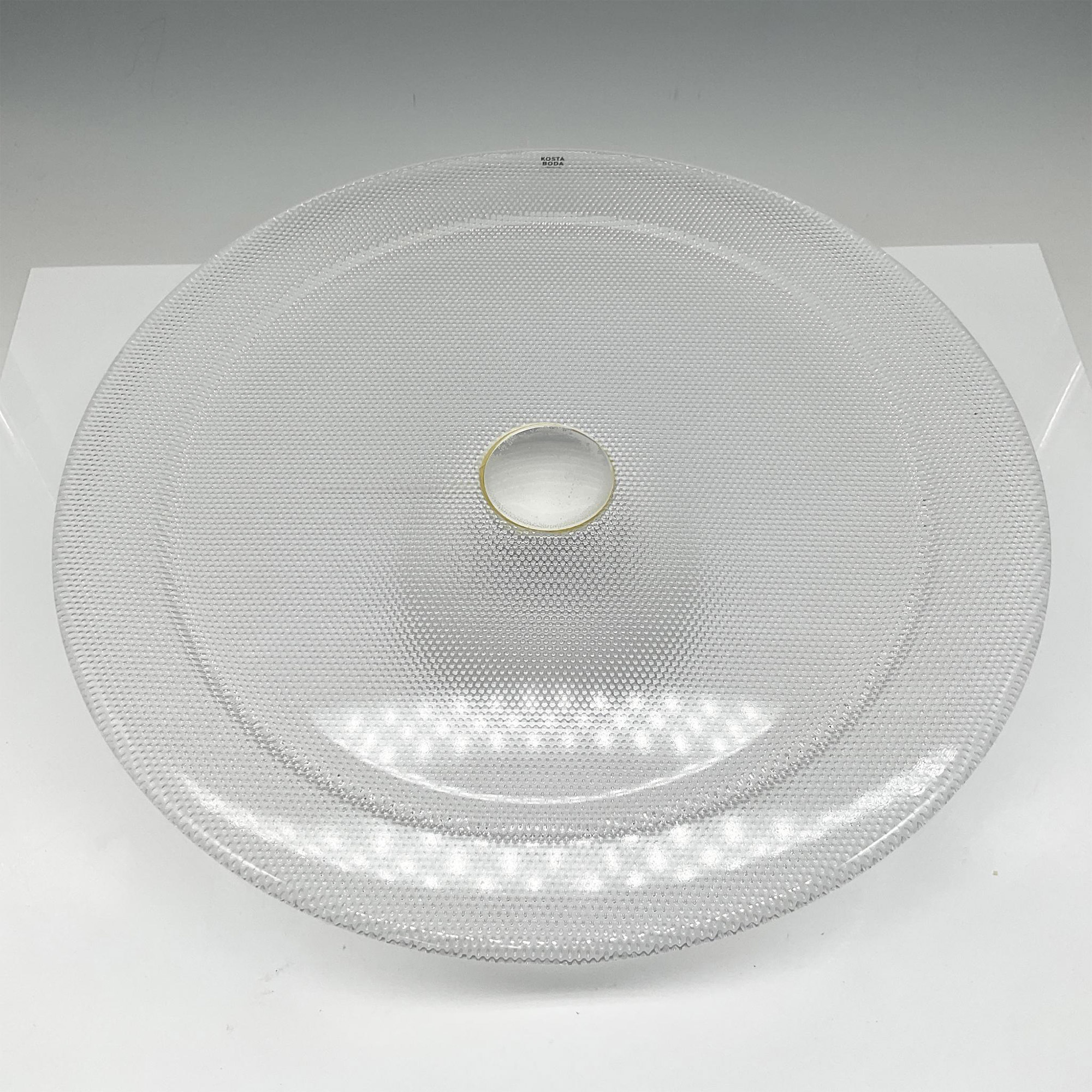 Kosta Boda Glass Limelight Cake Plate - Image 2 of 4
