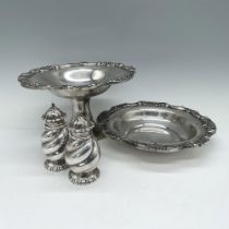 4pc Silverplate Tableware Serving Grouping