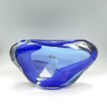 Sasaki Glass Blue and Turquoise Vase