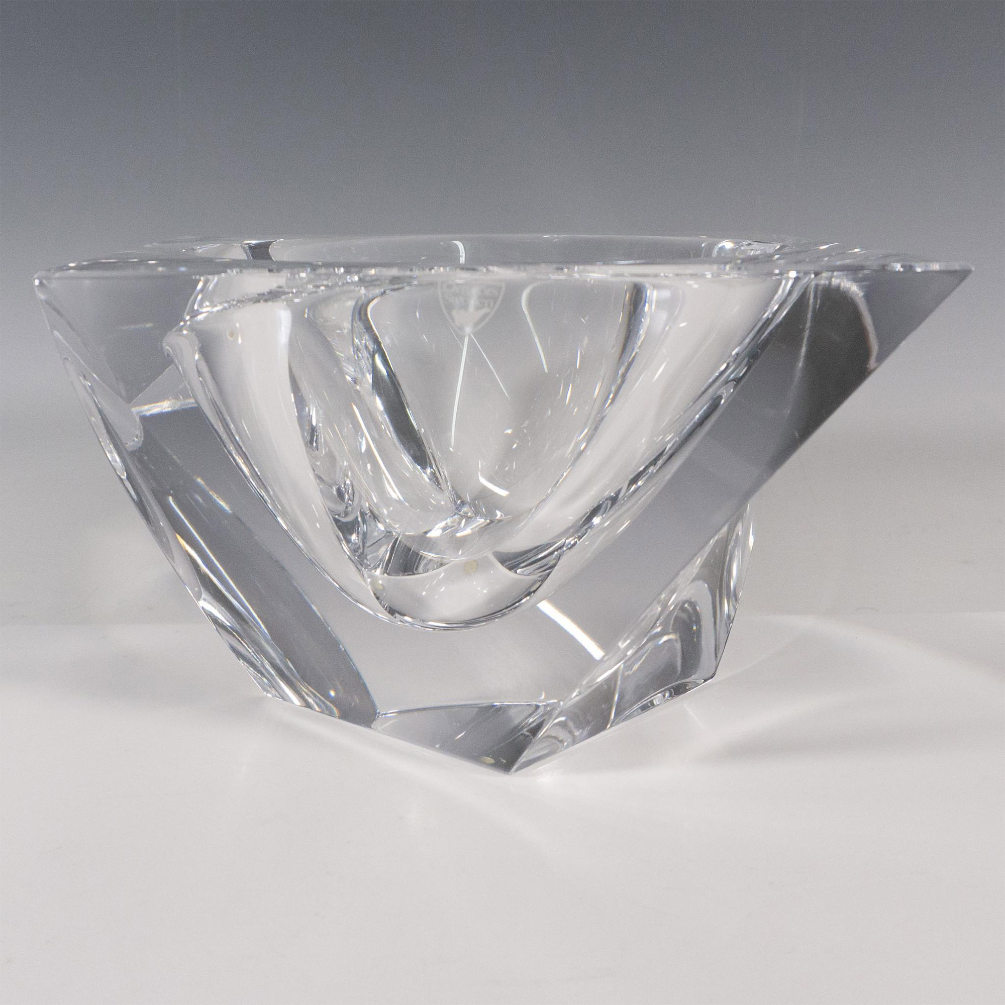 Orrefors by Jan Johansson Crystal Bowl, Tornado