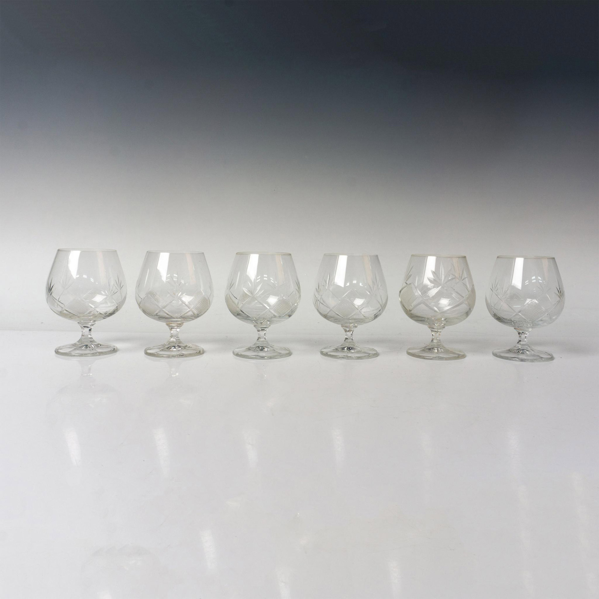 6pc Zwiesel Crystal Brandy Snifters