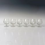 6pc Zwiesel Crystal Brandy Snifters