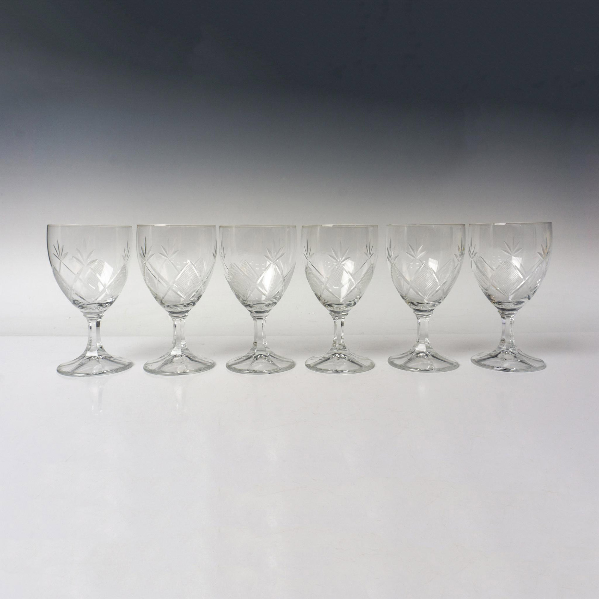 6pc Zwiesel Crystal Water Goblets - Image 2 of 4