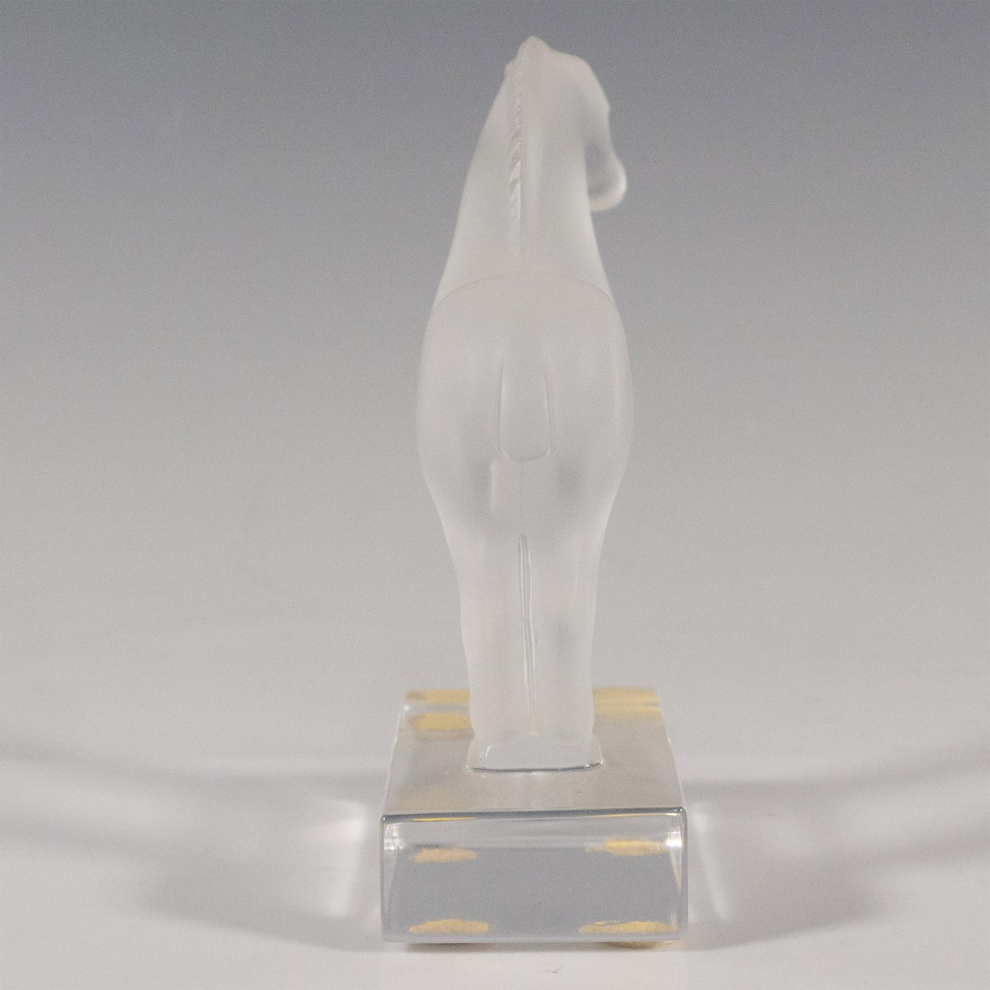 Lalique Crystal Figurine, Tang Horse - Image 3 of 4