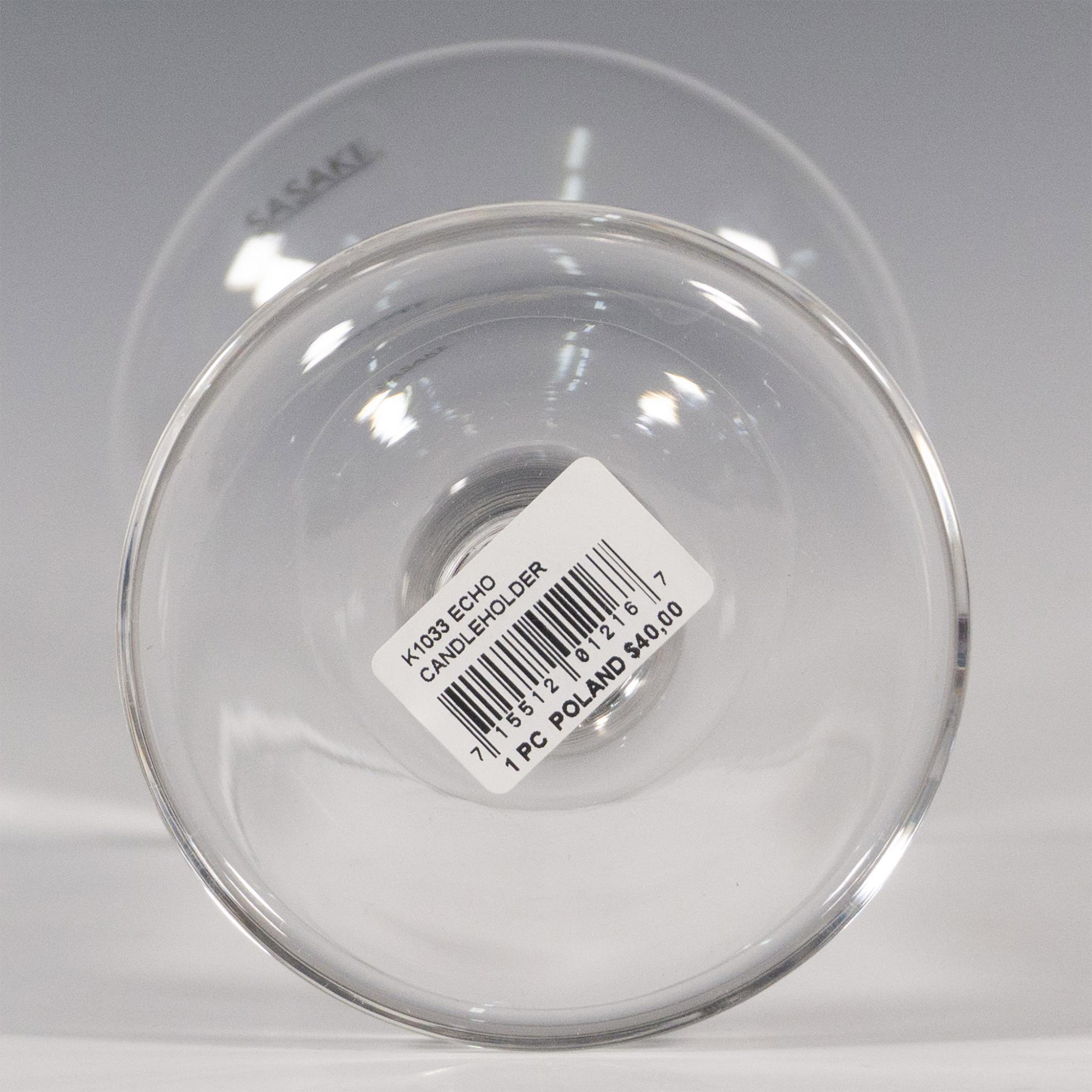 Sasaki Glass Candle Holder, Echo - Image 6 of 6