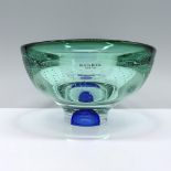 Goran Warff for Kosta Boda Crystal Art Bowl, Teal