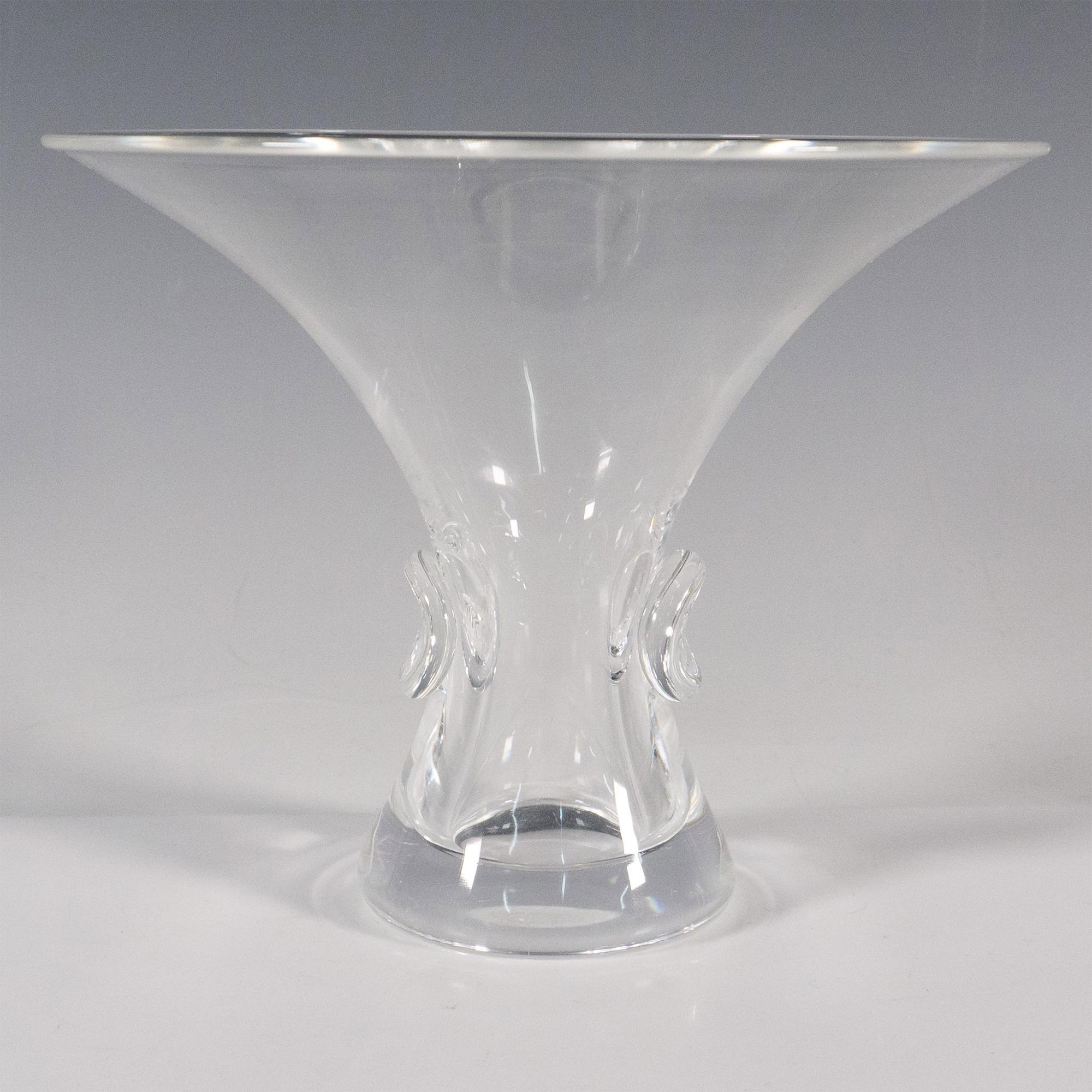 Steuben by David Pollard Glass Vase, Coronet