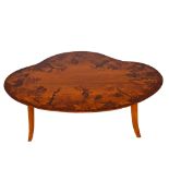 Buchschmid & Gretaux Inlaid Marquetry Coffee Table, Animals