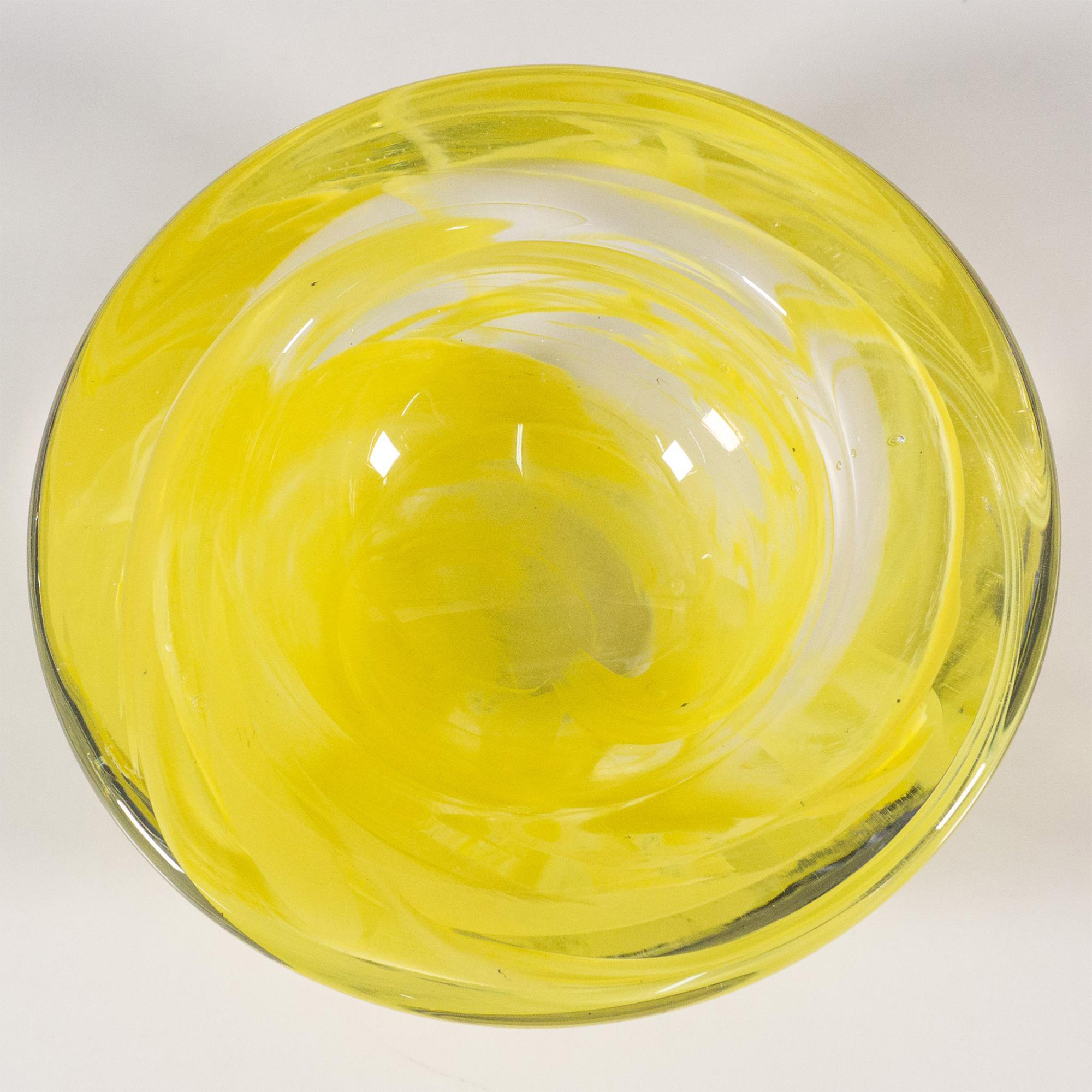 Kosta Boda by Anna Ehrner Round Glass Bowl, Atoll - Bild 3 aus 4
