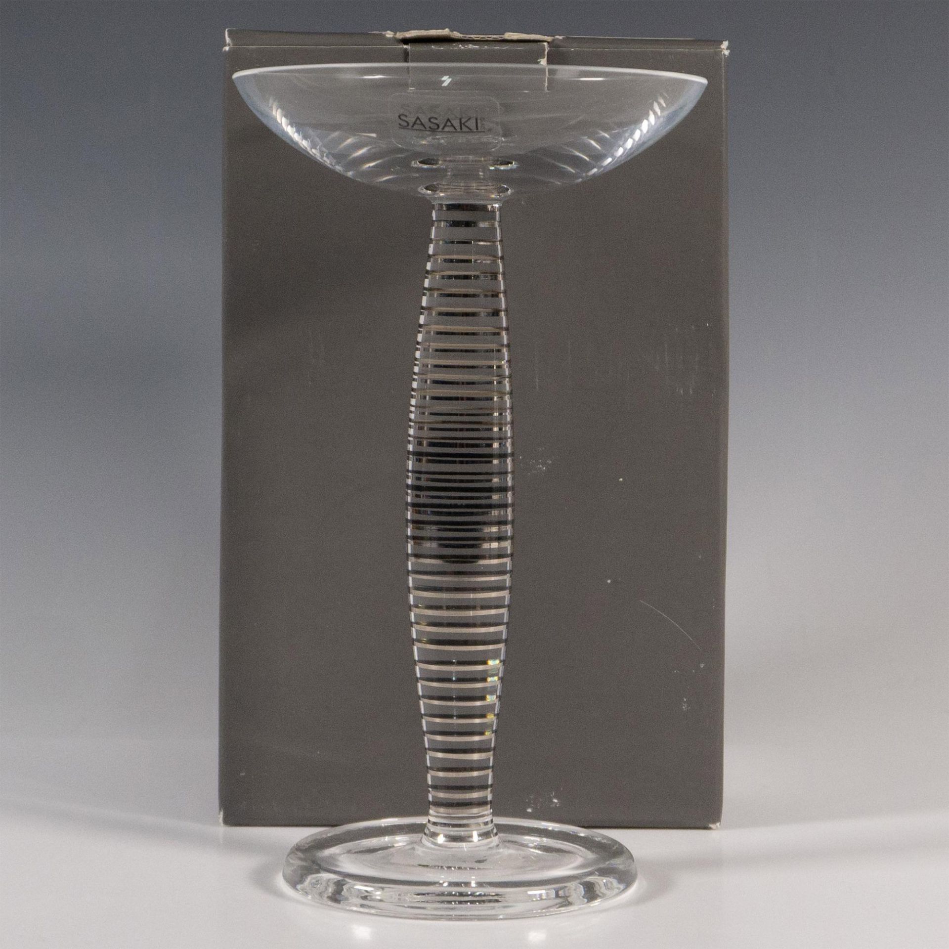 Sasaki Glass Candle Holder, Echo - Image 2 of 6