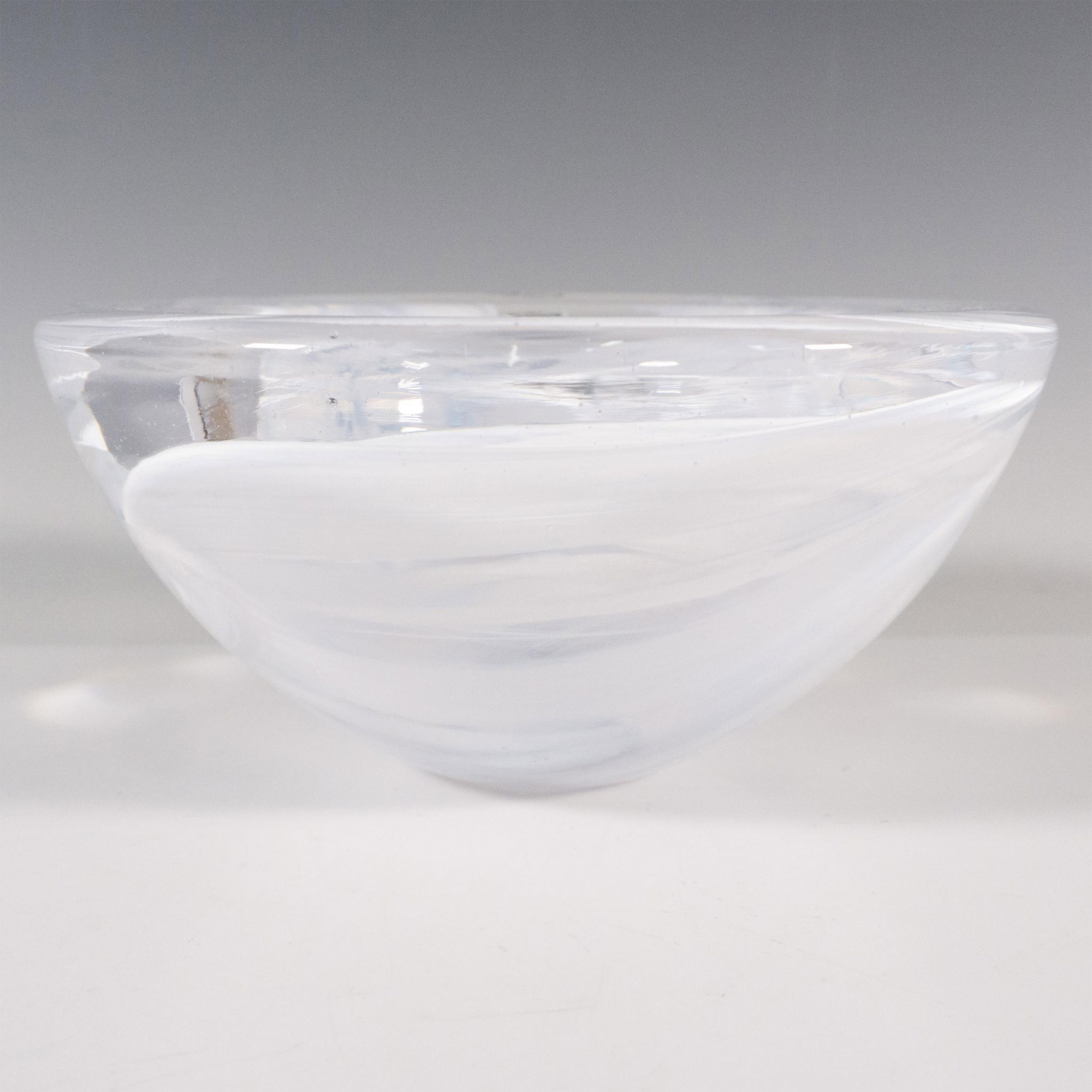 Kosta Boda by Anna Ehrner Round Glass Bowl, Atoll - Image 2 of 4