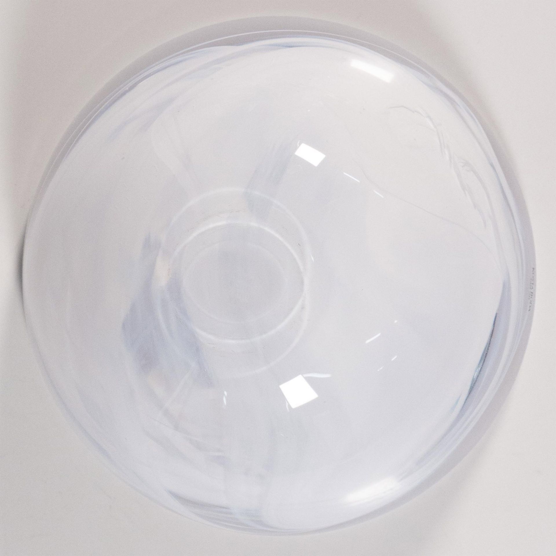 Kosta Boda by Anna Ehrner Round Glass Bowl, Atoll - Image 4 of 4