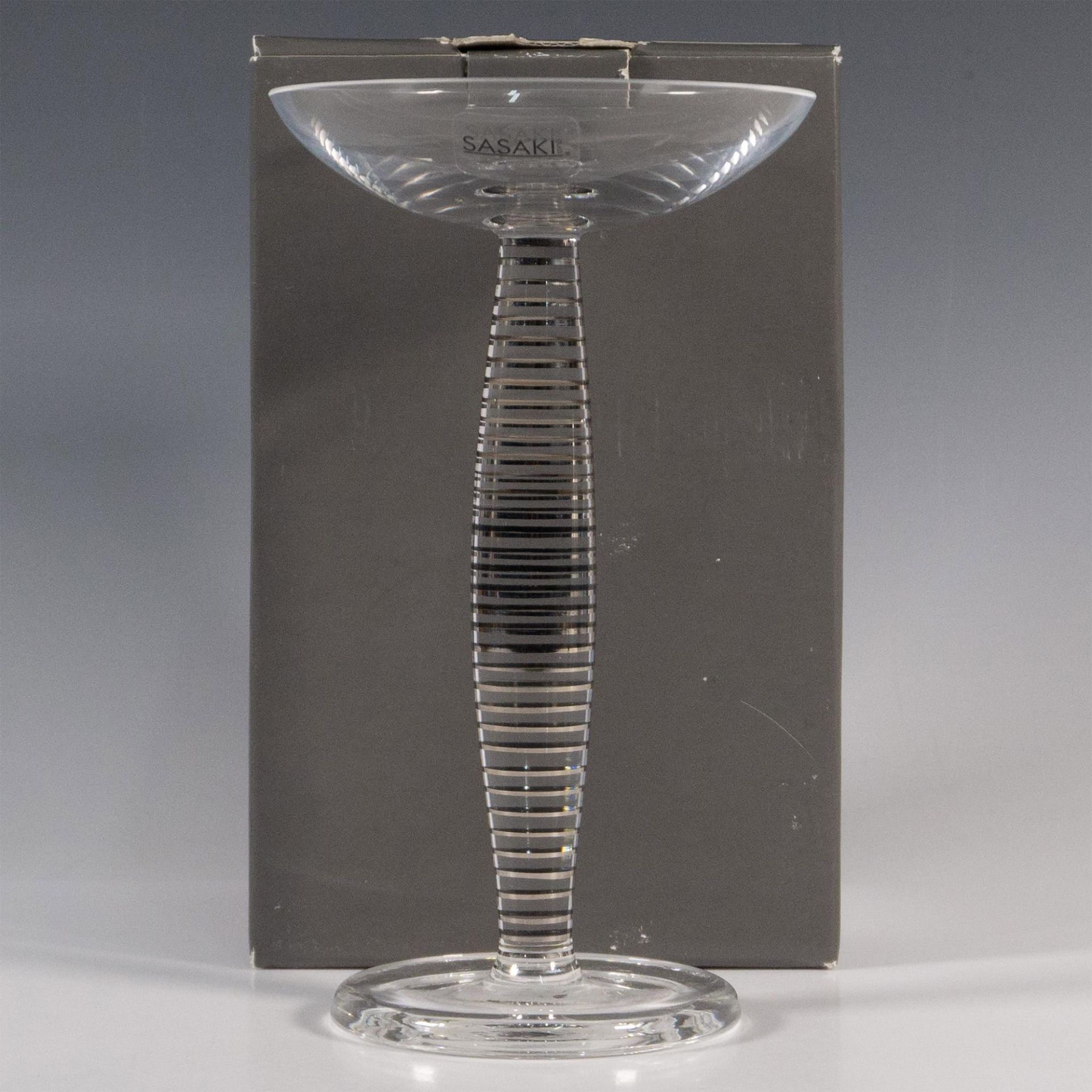 Sasaki Glass Candle Holder, Echo - Image 3 of 6