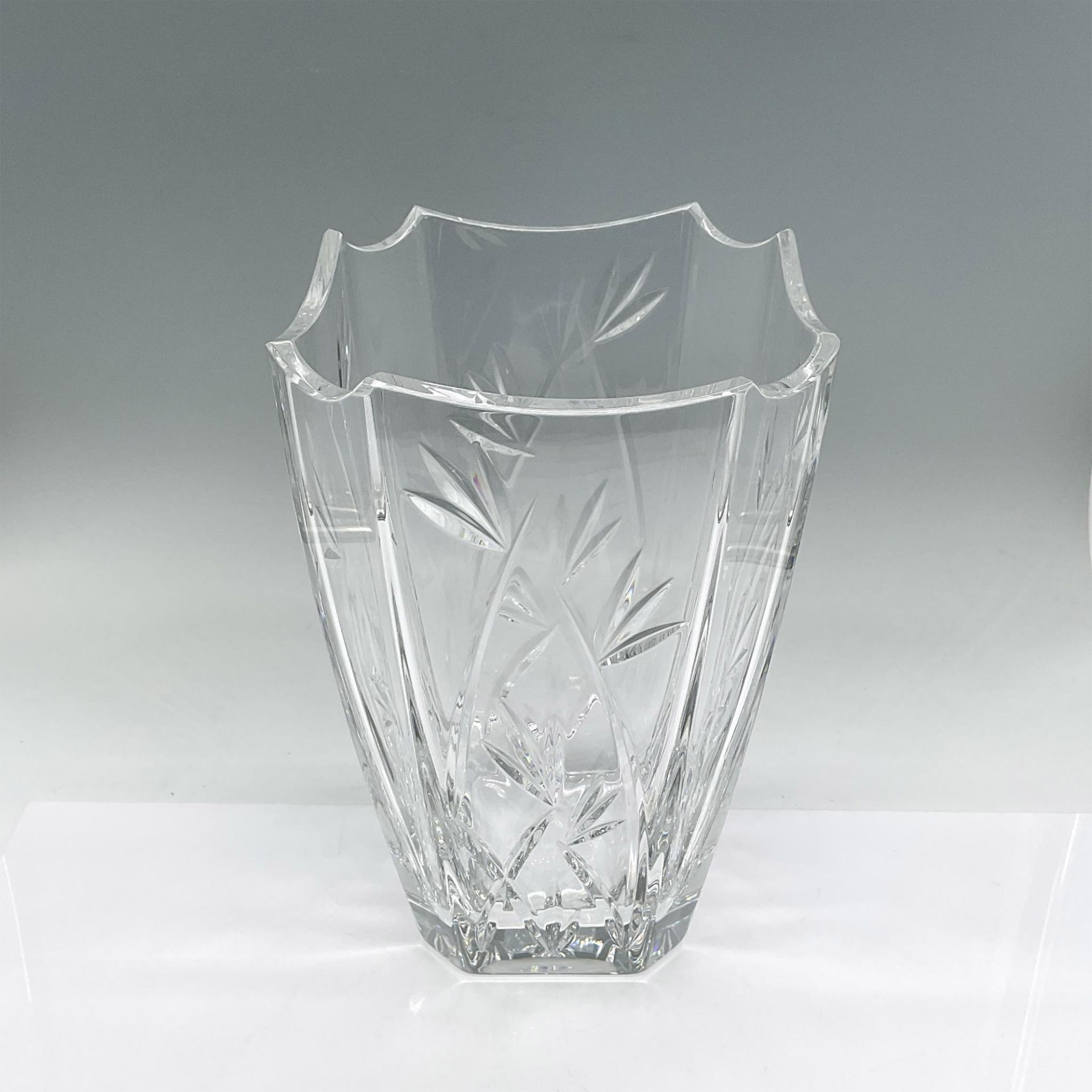 Waterford Crystal Vase, Bamboo Pattern - Bild 2 aus 3