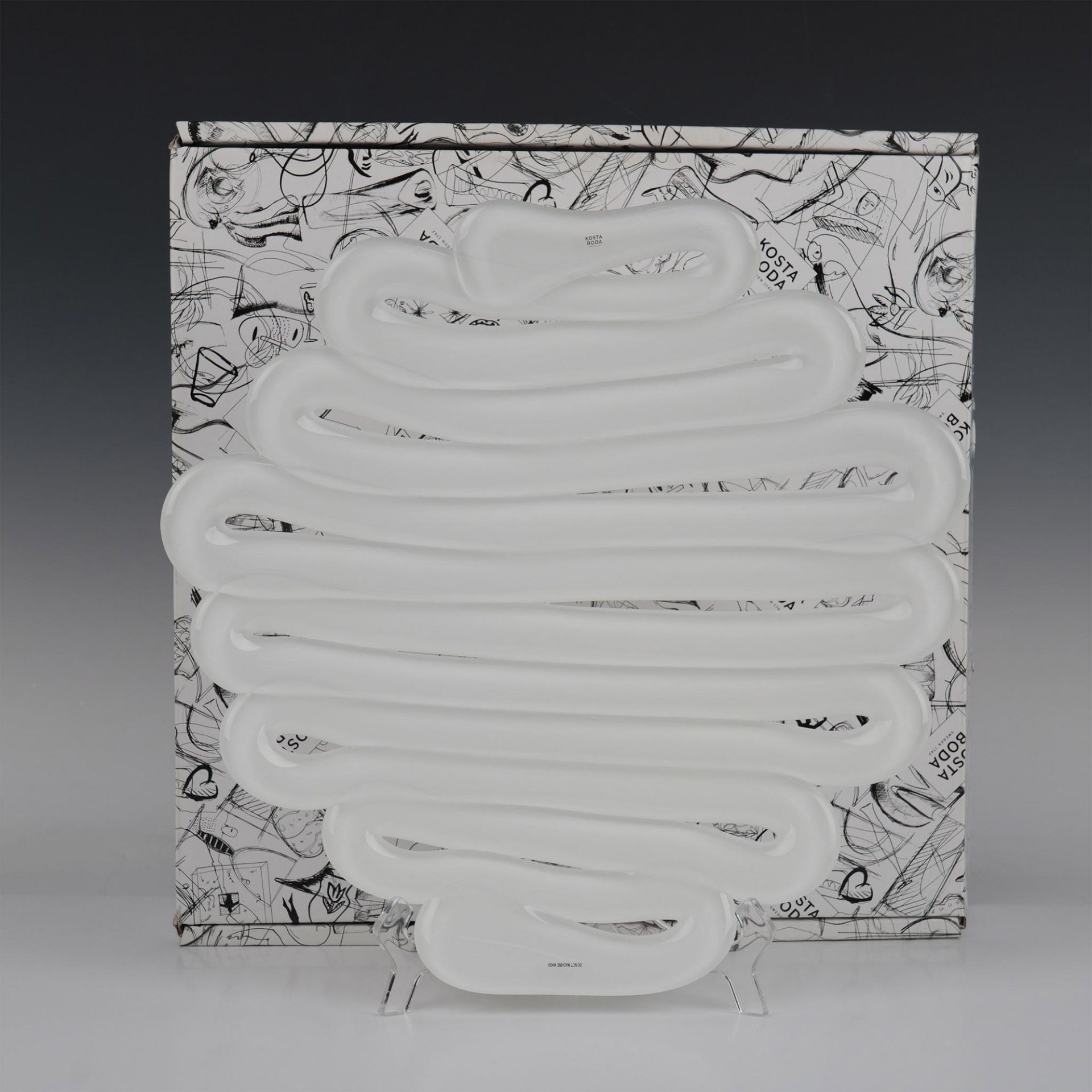 Anna Ehrner for Kosta Boda Energy Bowl-Platter, Large White - Bild 6 aus 6