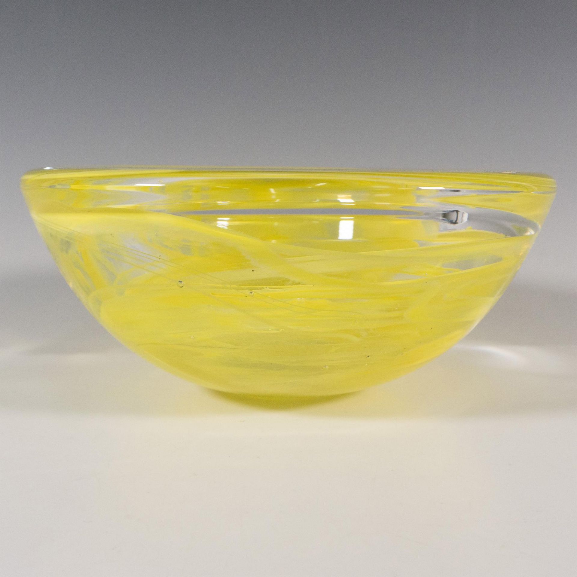 Kosta Boda by Anna Ehrner Round Glass Bowl, Atoll - Bild 2 aus 4