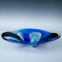 Sasaki Glass Swirl Centerpiece Bowl