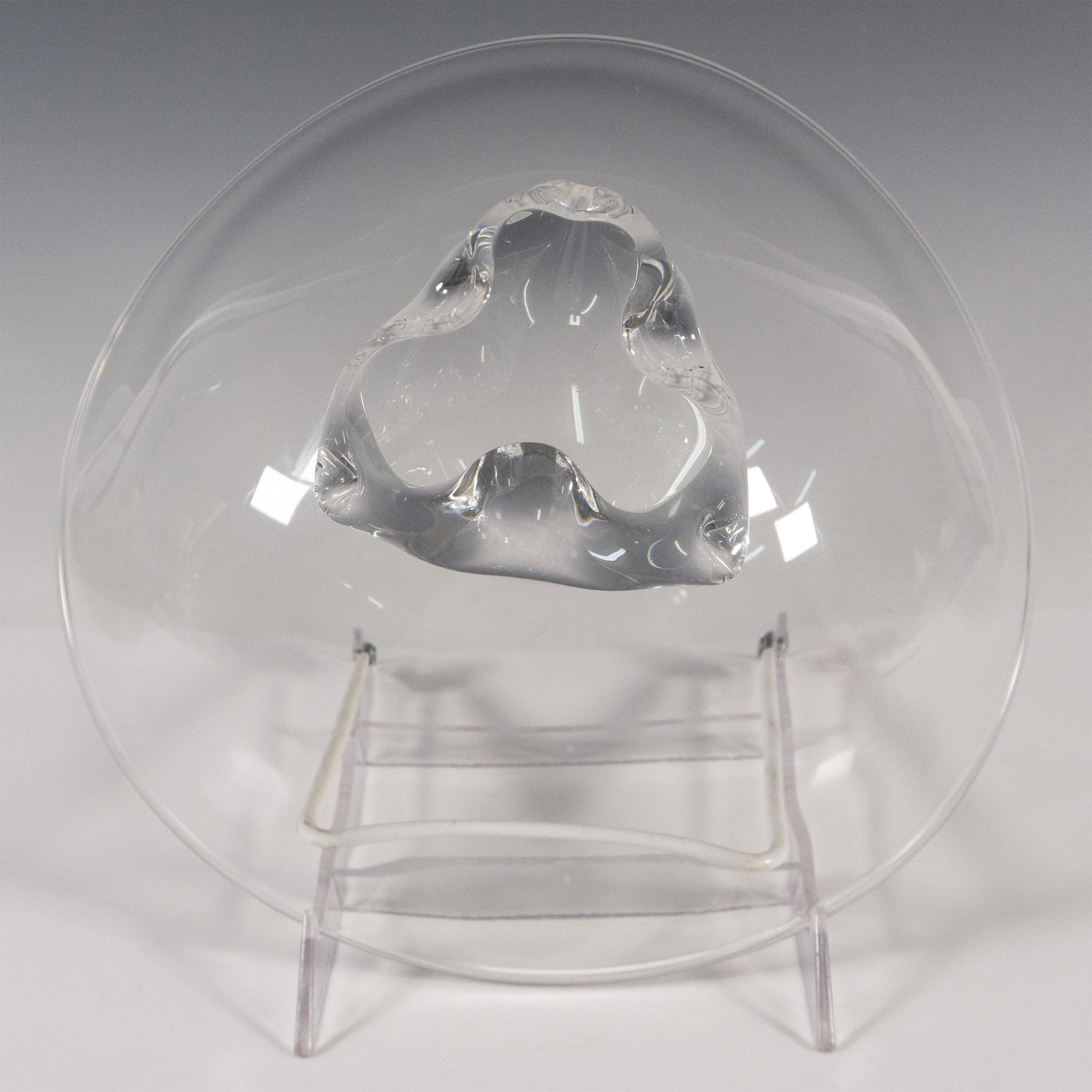 Steuben by Donald Pollard Glass Centerpiece Bowl - Image 3 of 3