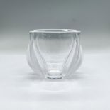 Lalique Crystal Vase, Deaux Tulips