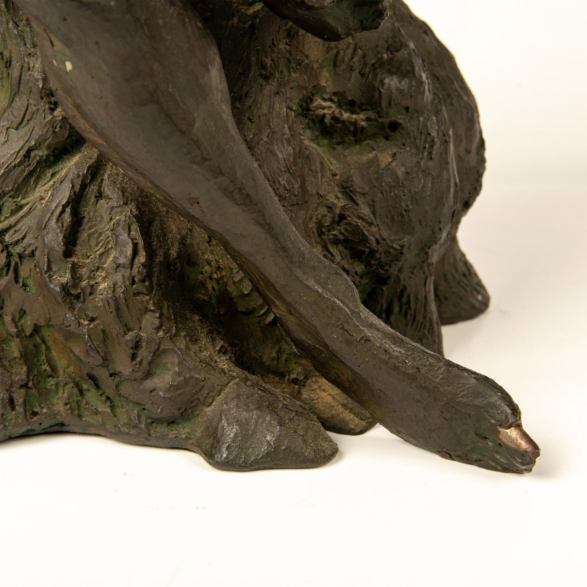 Mahonri Young, Sculpture of a Nude Seated Male, Signed - Image 10 of 11