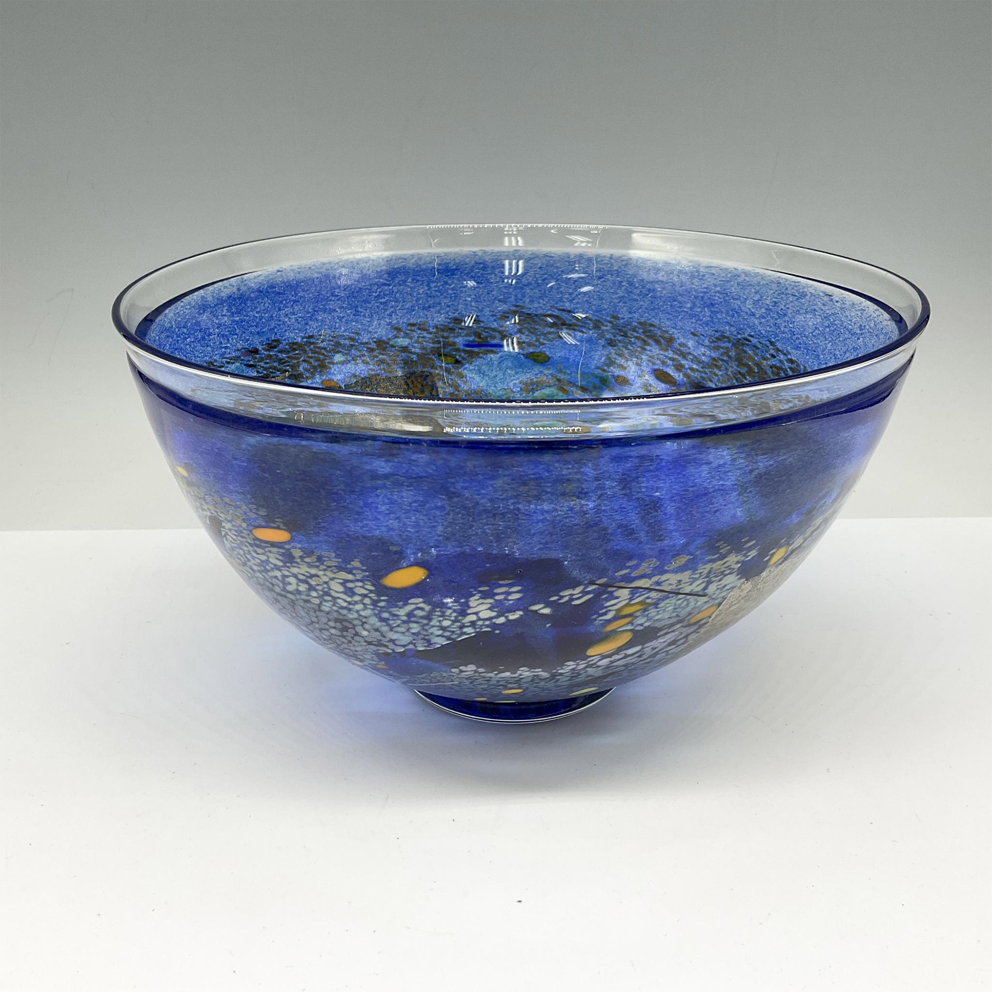 Bertil Vallien for Kosta Boda Art Glass Satellite Bowl - Image 3 of 4