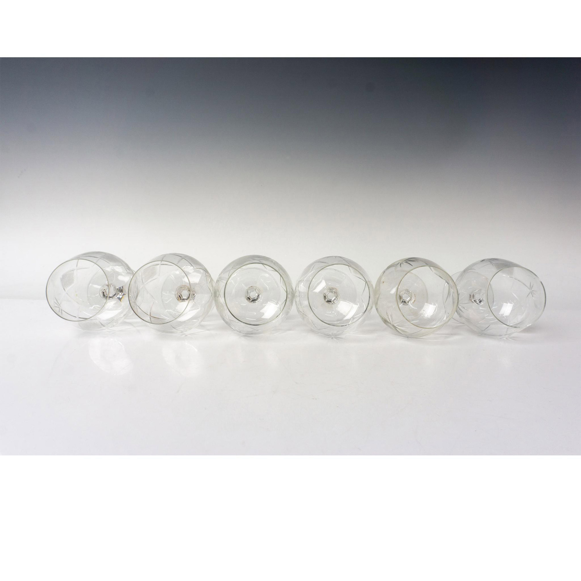 6pc Zwiesel Crystal Brandy Snifters - Image 2 of 3