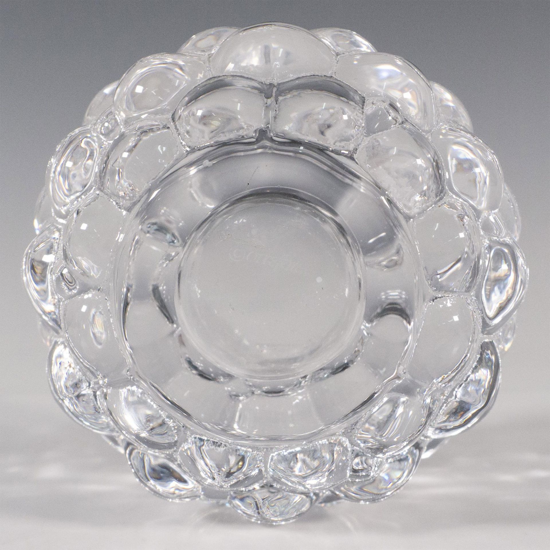 Orrefors by Anne Nilsson Crystal Candle Holder, Raspberry - Bild 3 aus 3