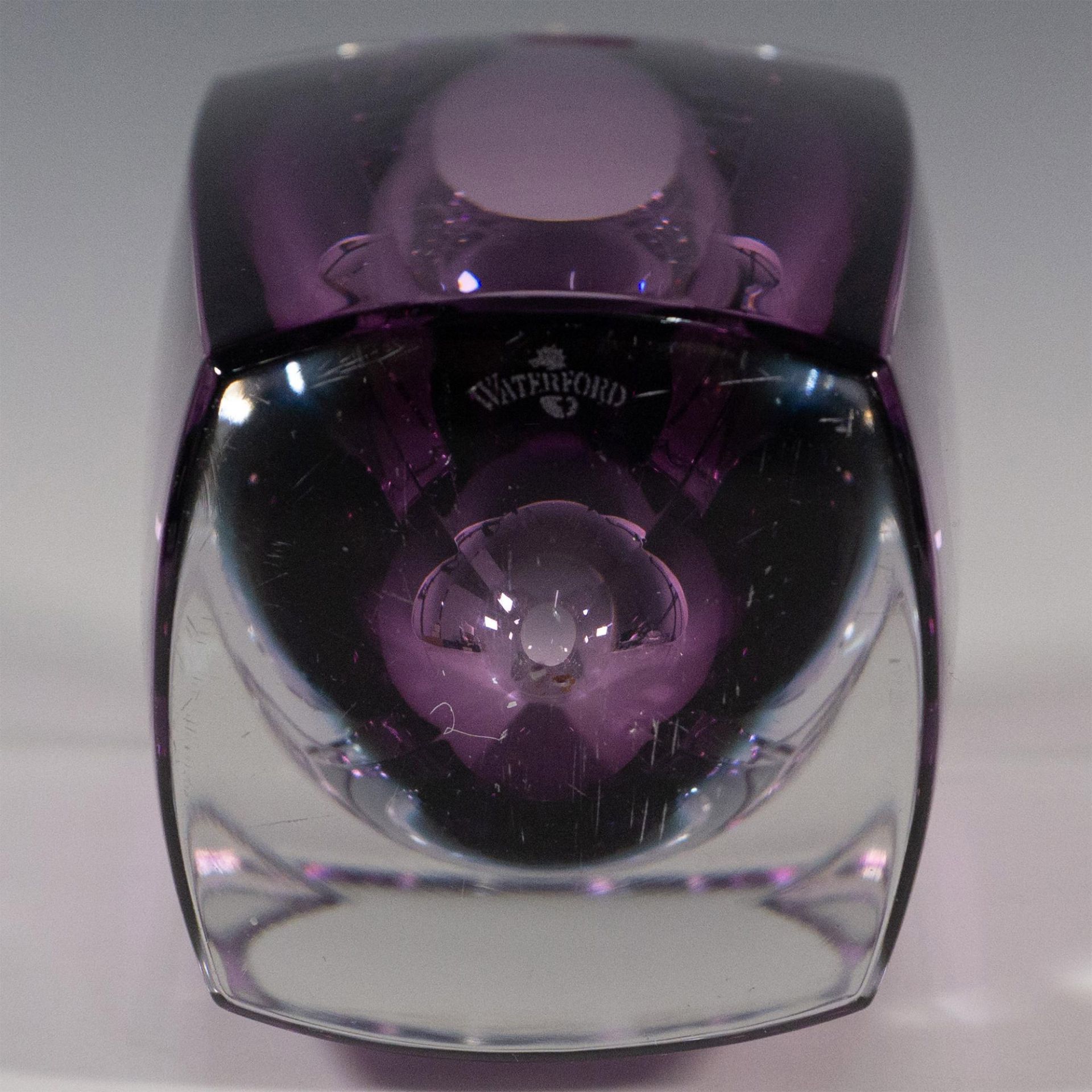 Waterford Crystal Flower Vase, Metra Amethyst - Image 3 of 3