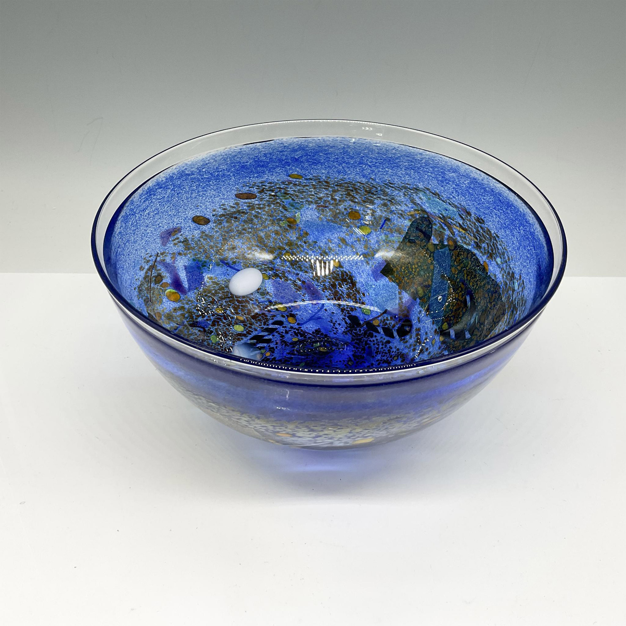 Bertil Vallien for Kosta Boda Art Glass Satellite Bowl - Image 2 of 4