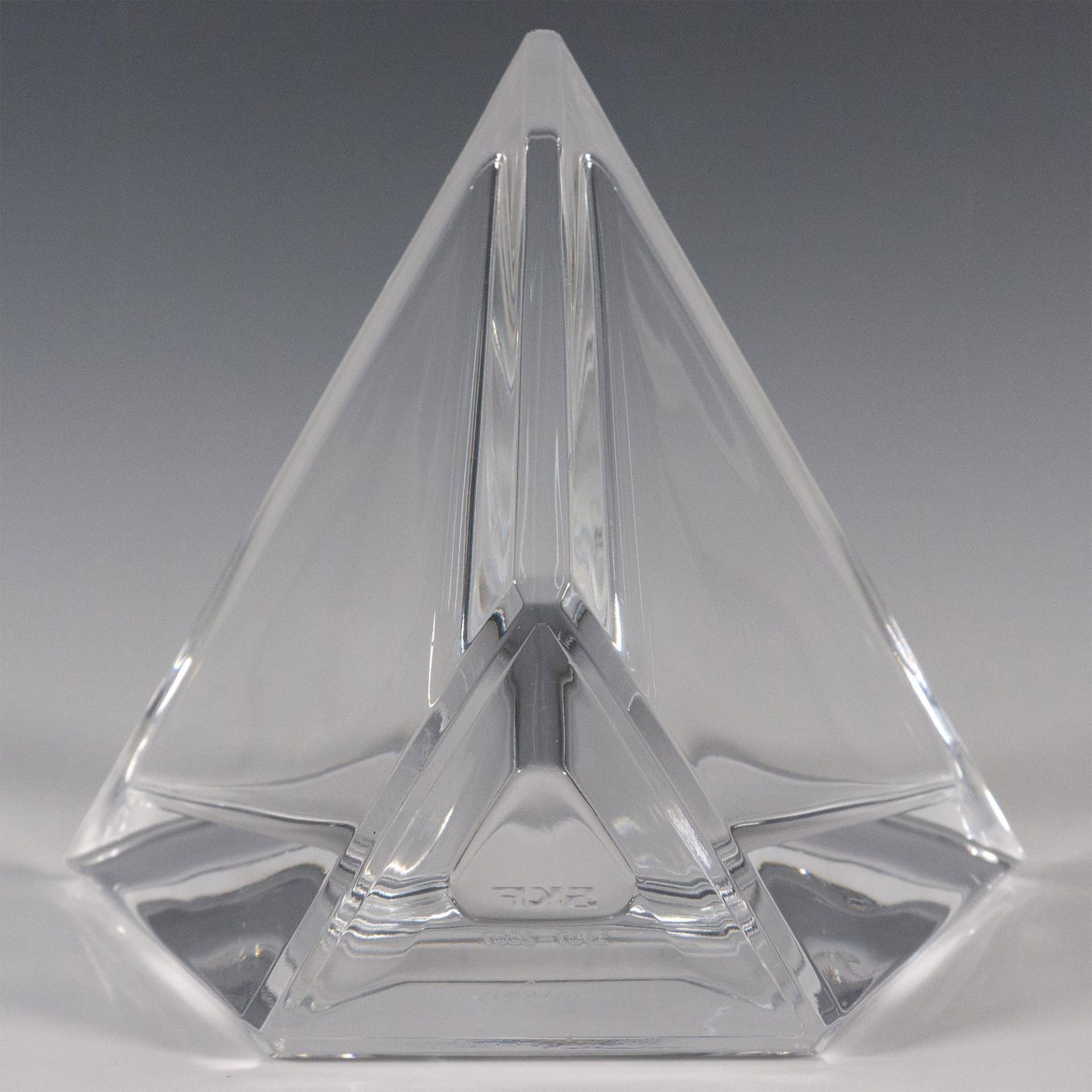 Orrefors by Martti Rytkonen Crystal Bowl, Triangle - Bild 3 aus 3