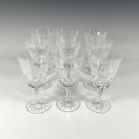 9pc Waterford Water Goblets, Lismore