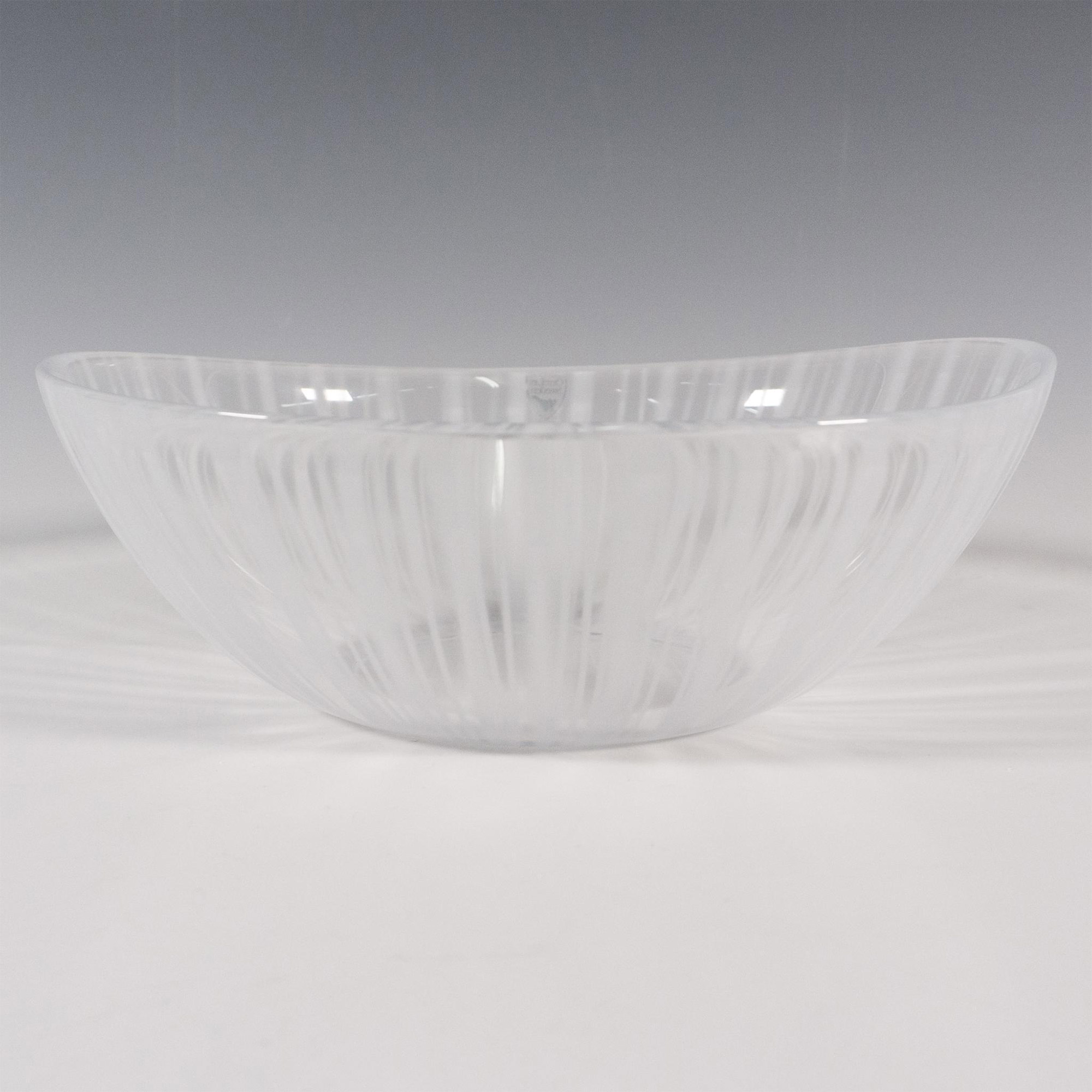 Orrefors by Ingegerd Raman Crystal Bowl, Pond - Image 2 of 3