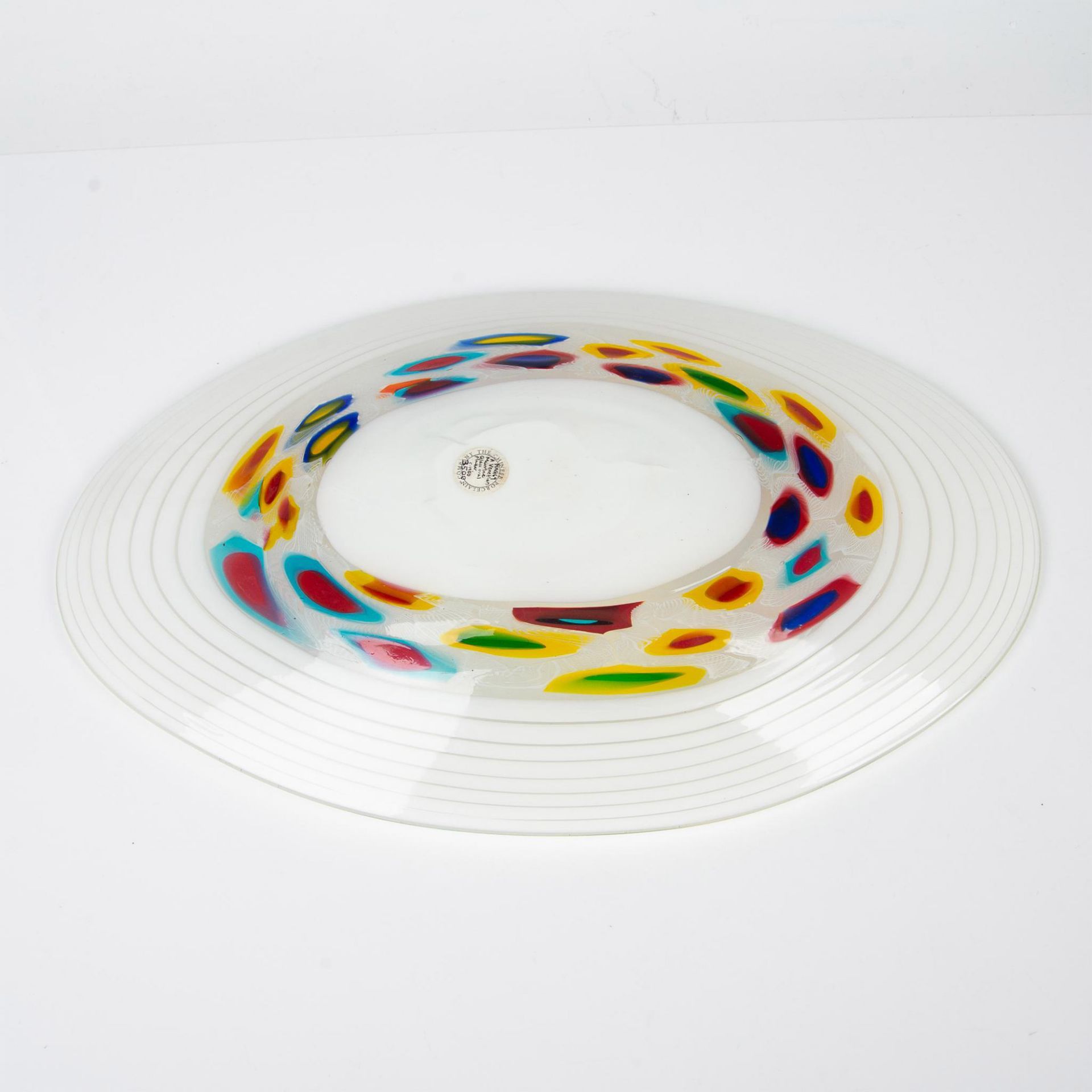 Murano Anzolo Fuga Large Glass Plate - Bild 5 aus 11