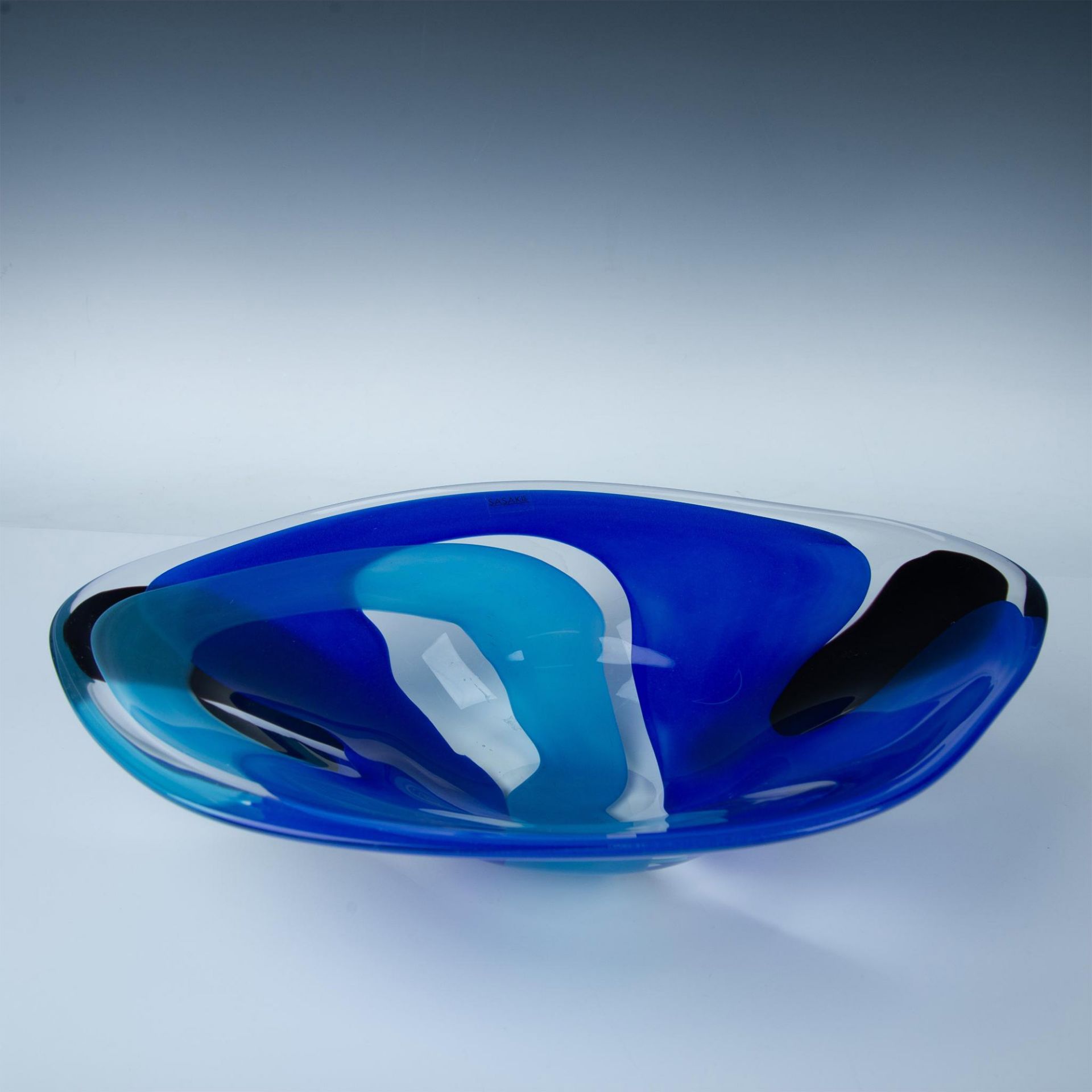 Sasaki Glass Swirl Centerpiece Bowl - Image 2 of 4