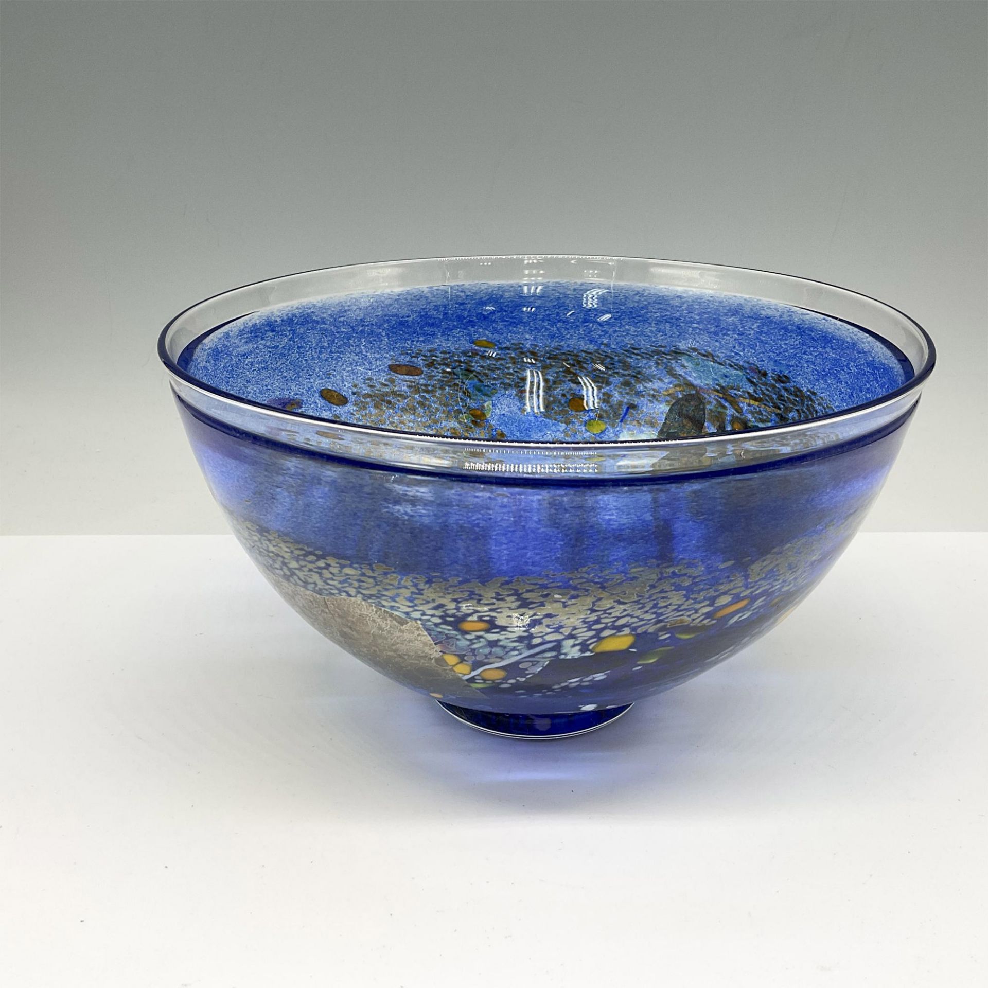 Bertil Vallien for Kosta Boda Art Glass Satellite Bowl