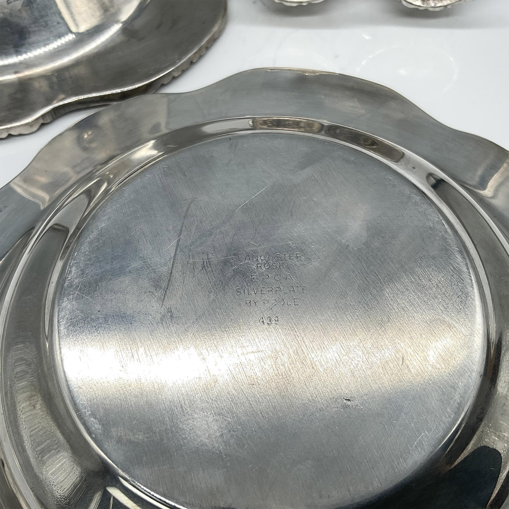 4pc Silverplate Tableware Serving Grouping - Image 4 of 4