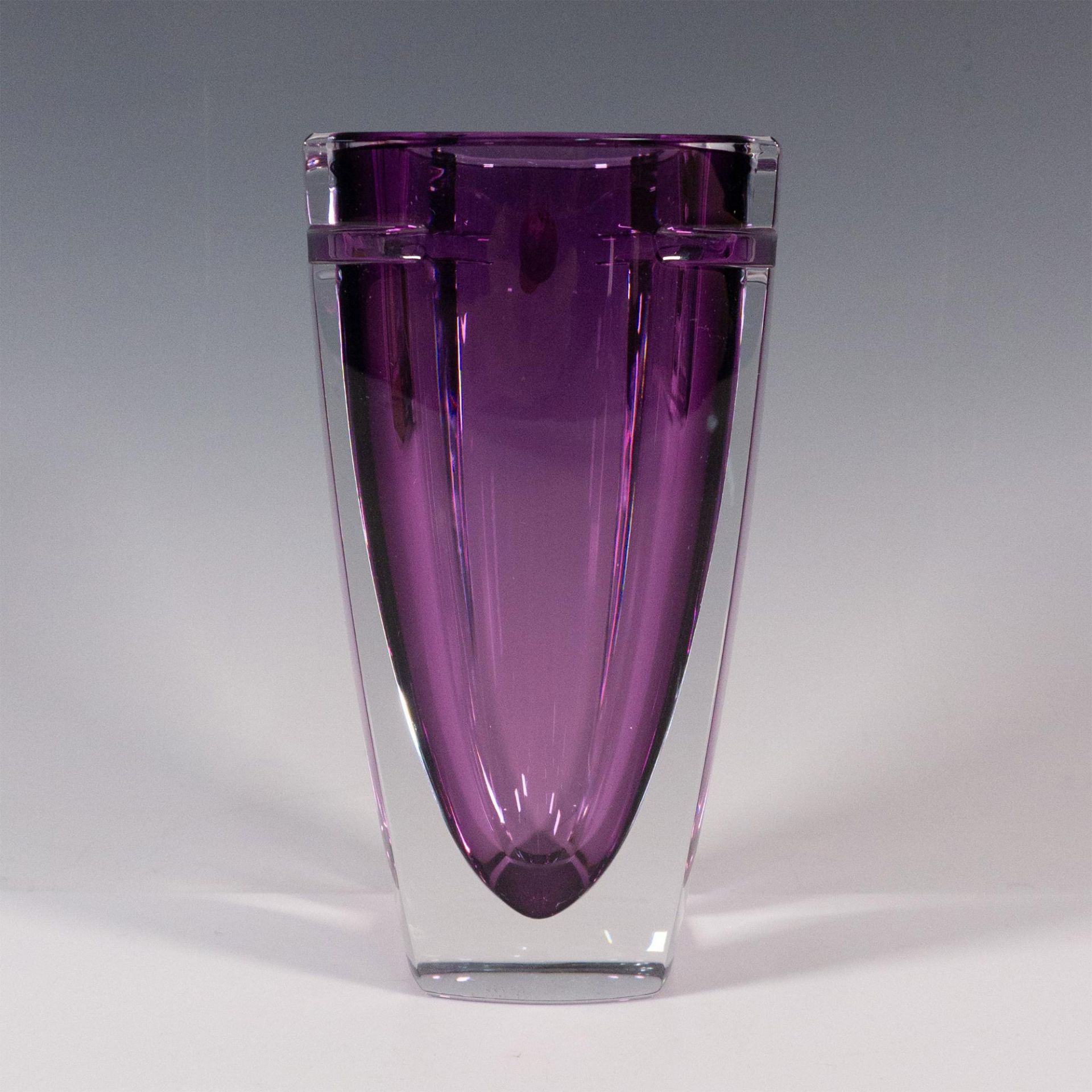 Waterford Crystal Flower Vase, Metra Amethyst - Bild 2 aus 3