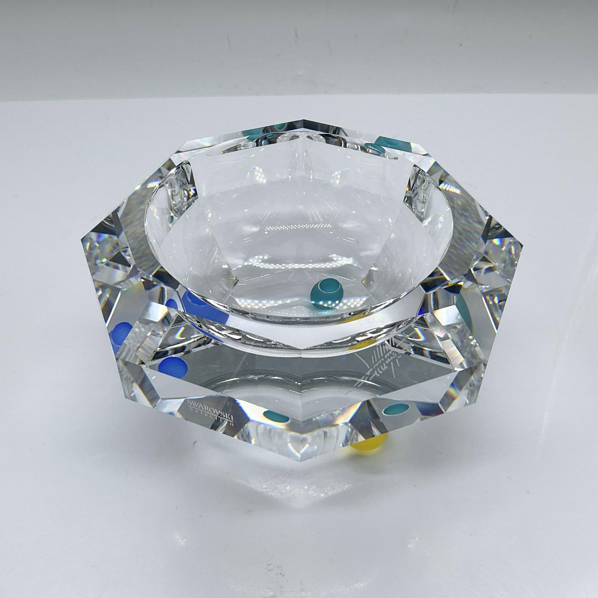 Swarovski by Joel Desgrippes Crystal Bowl, Colorado - Image 3 of 4