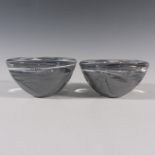 Pair of Kosta Boda by Anna Ehrner Candle Holders, Atoll