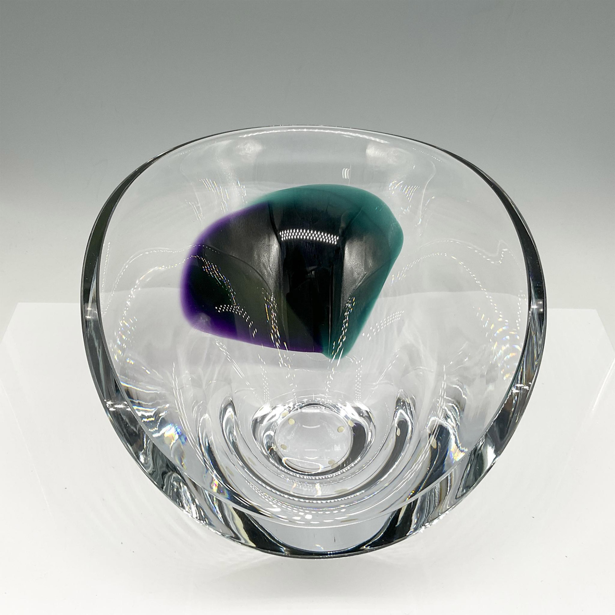 Goran Warff for Kosta Boda Crystal Bowl, Aria - Image 3 of 4