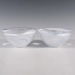 Pair of Kosta Boda by Anna Ehrner Candle Holders, Atoll