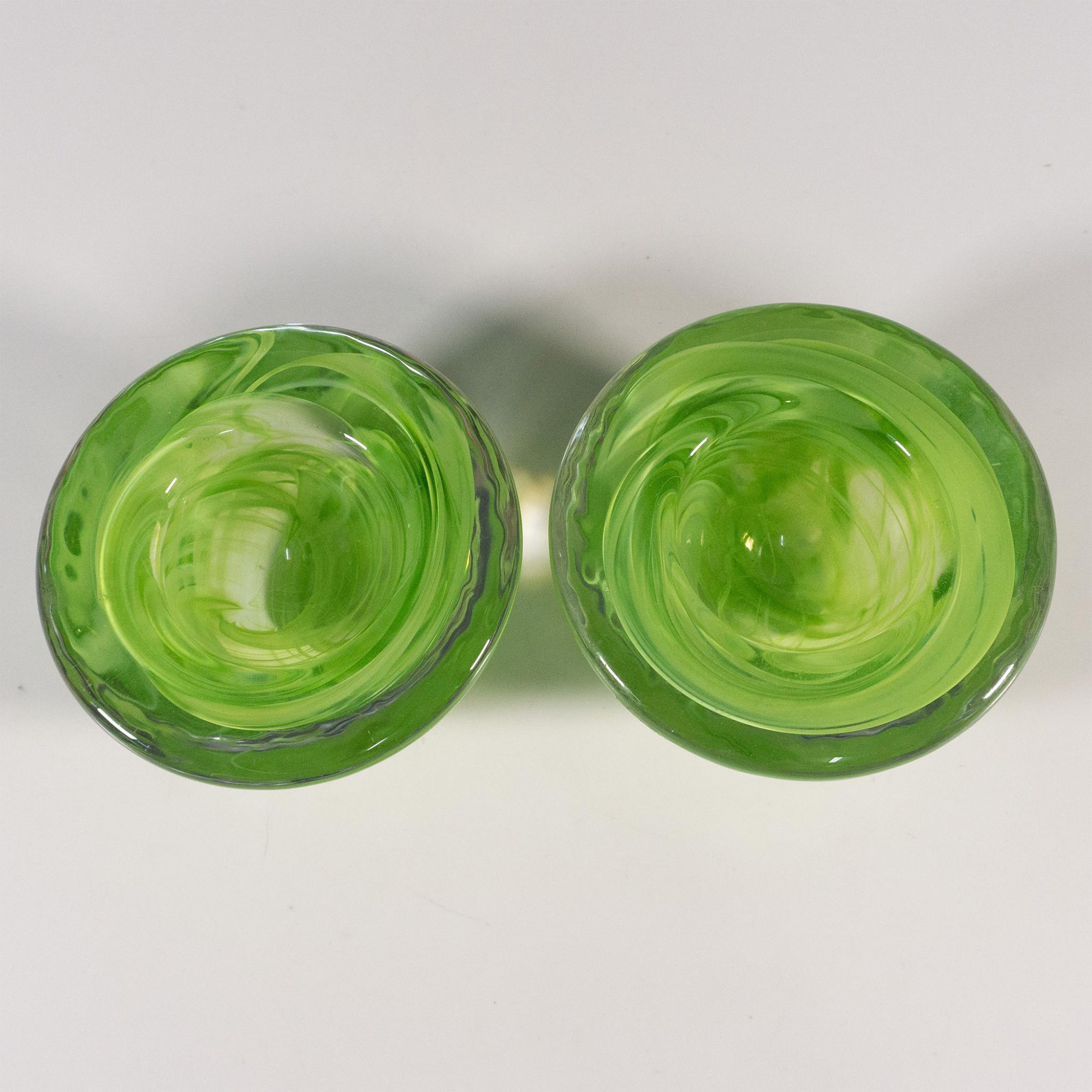 Pair of Kosta Boda by Anna Ehrner Candle Holders, Atoll - Image 3 of 4