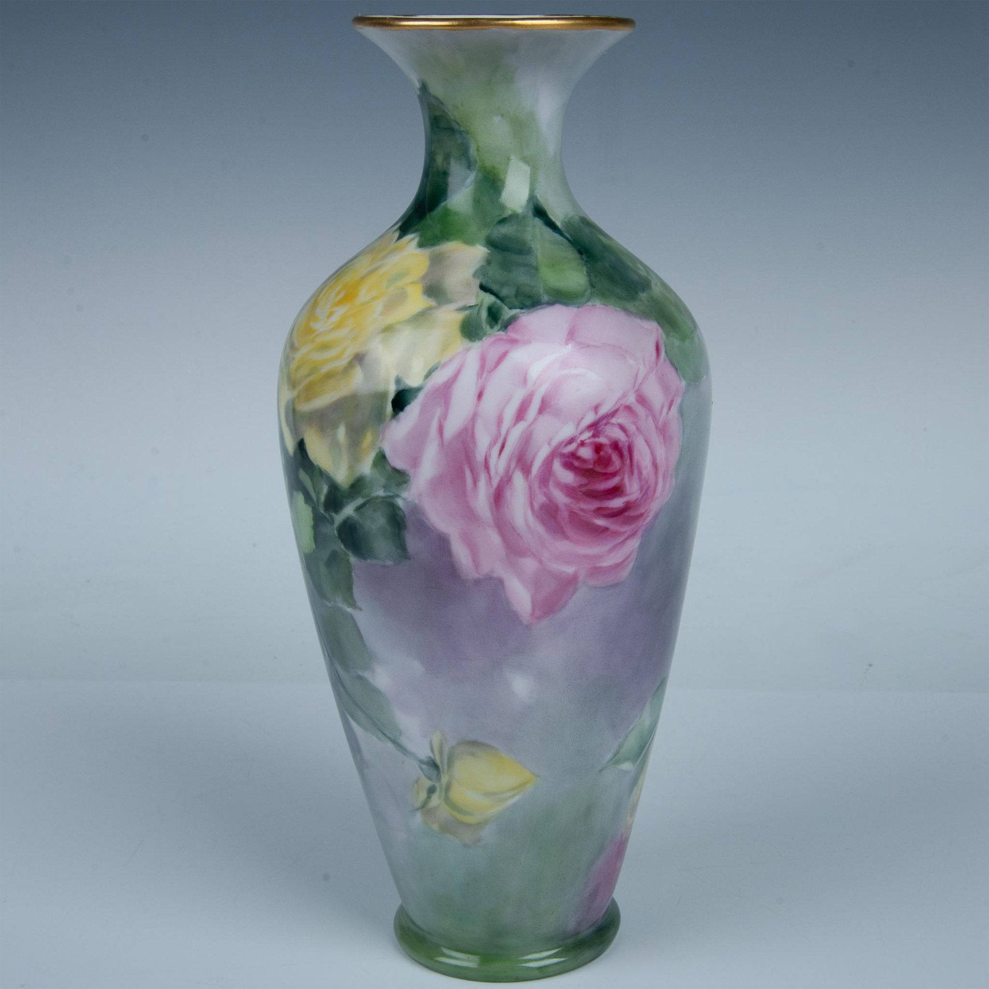 Tressemanes & Vogt by E.H. George Limoges Porcelain Vase